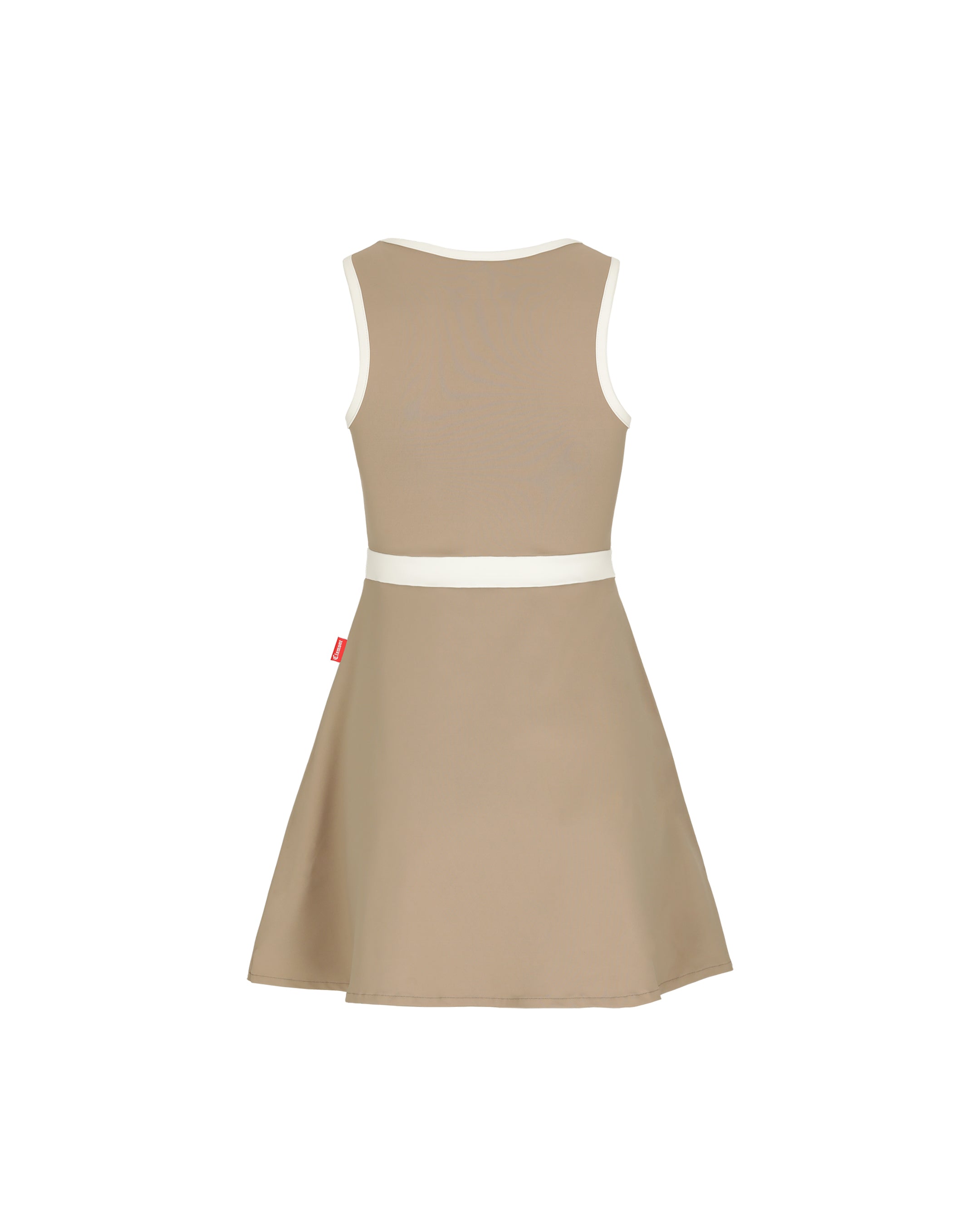 VESTIDO MUJER OPULENTIA TAUPE/CREAM CLEMONT