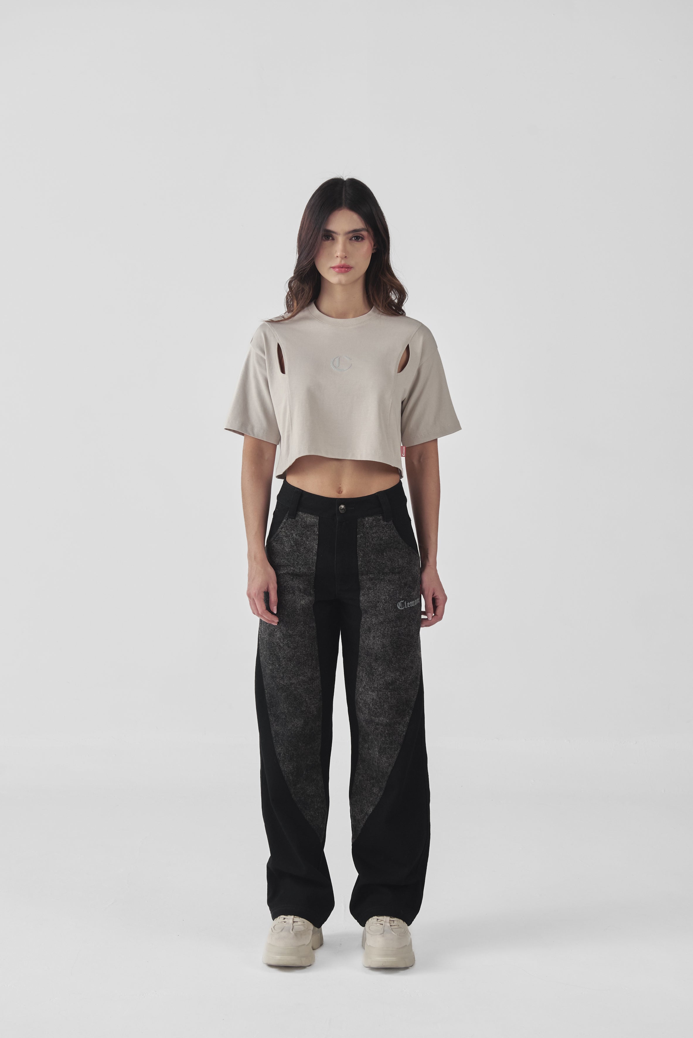CROPTOP OVERSIZED ILLUMINAZIONE SILVER CLEMONT