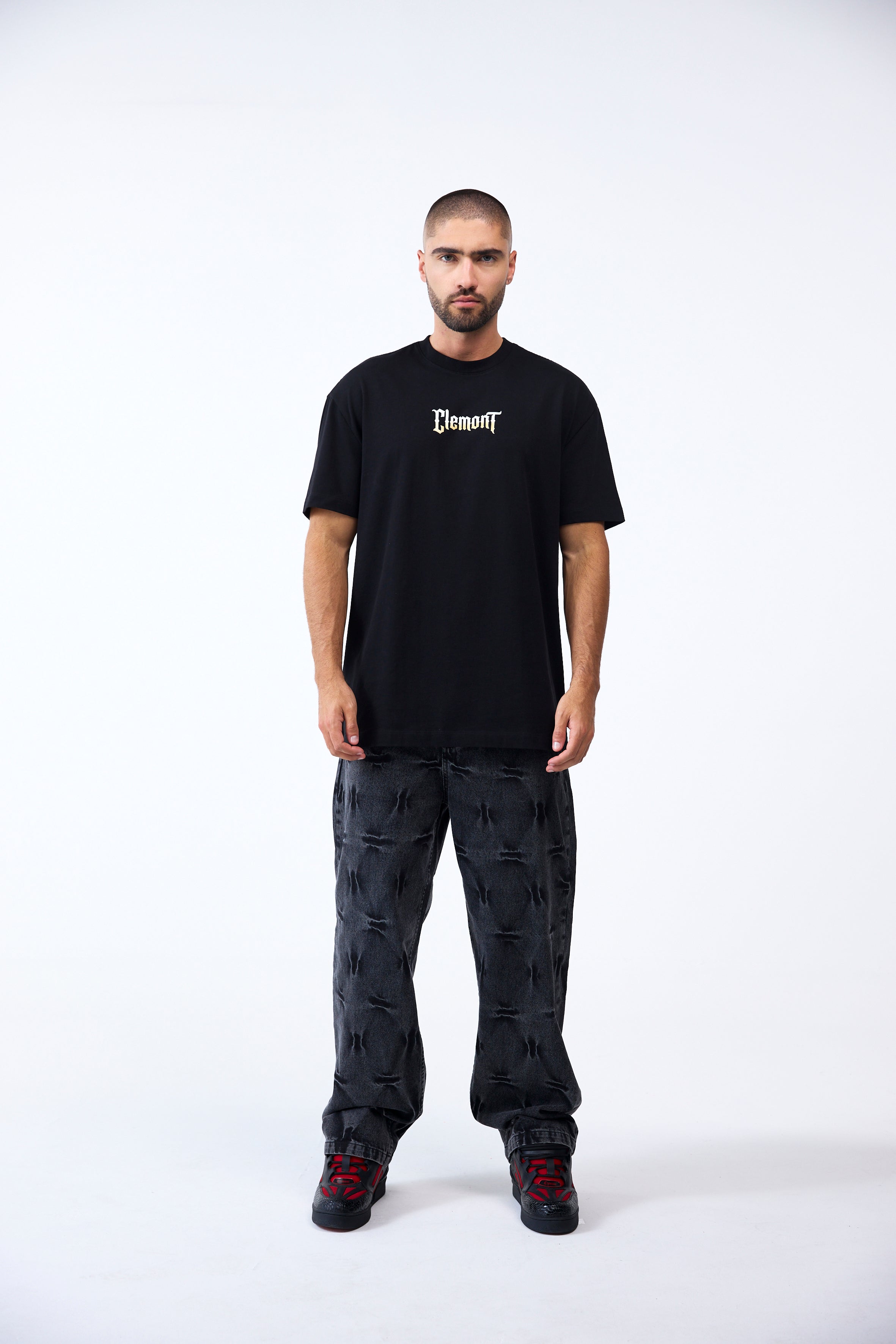 CAMISETA MASCULINO TORRENTE NEGRO CLEMONT
