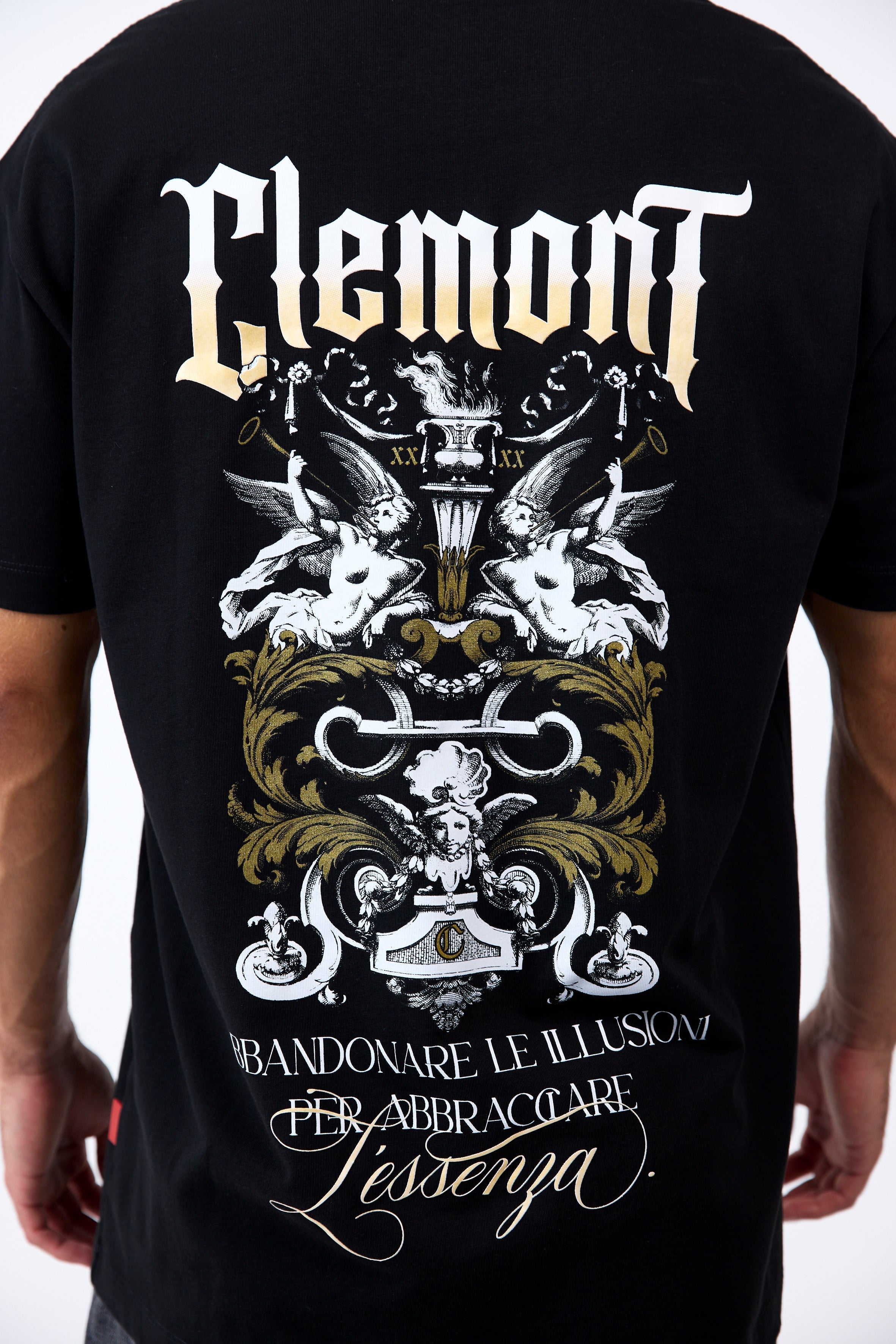 CAMISETA MASCULINO TORRENTE NEGRO CLEMONT