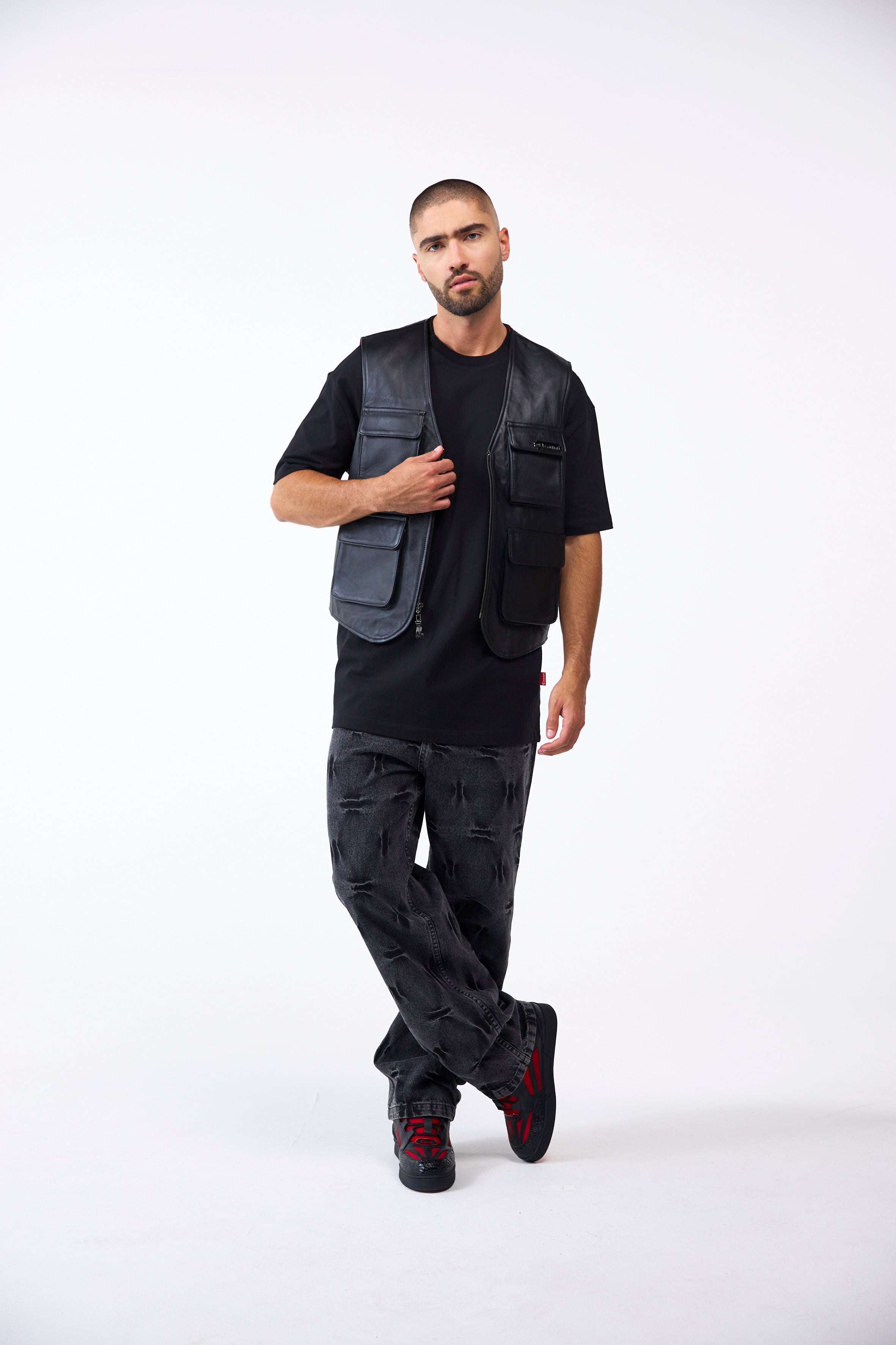 CHALECO MASCULINO LEGAME NEGRO CLEMONT