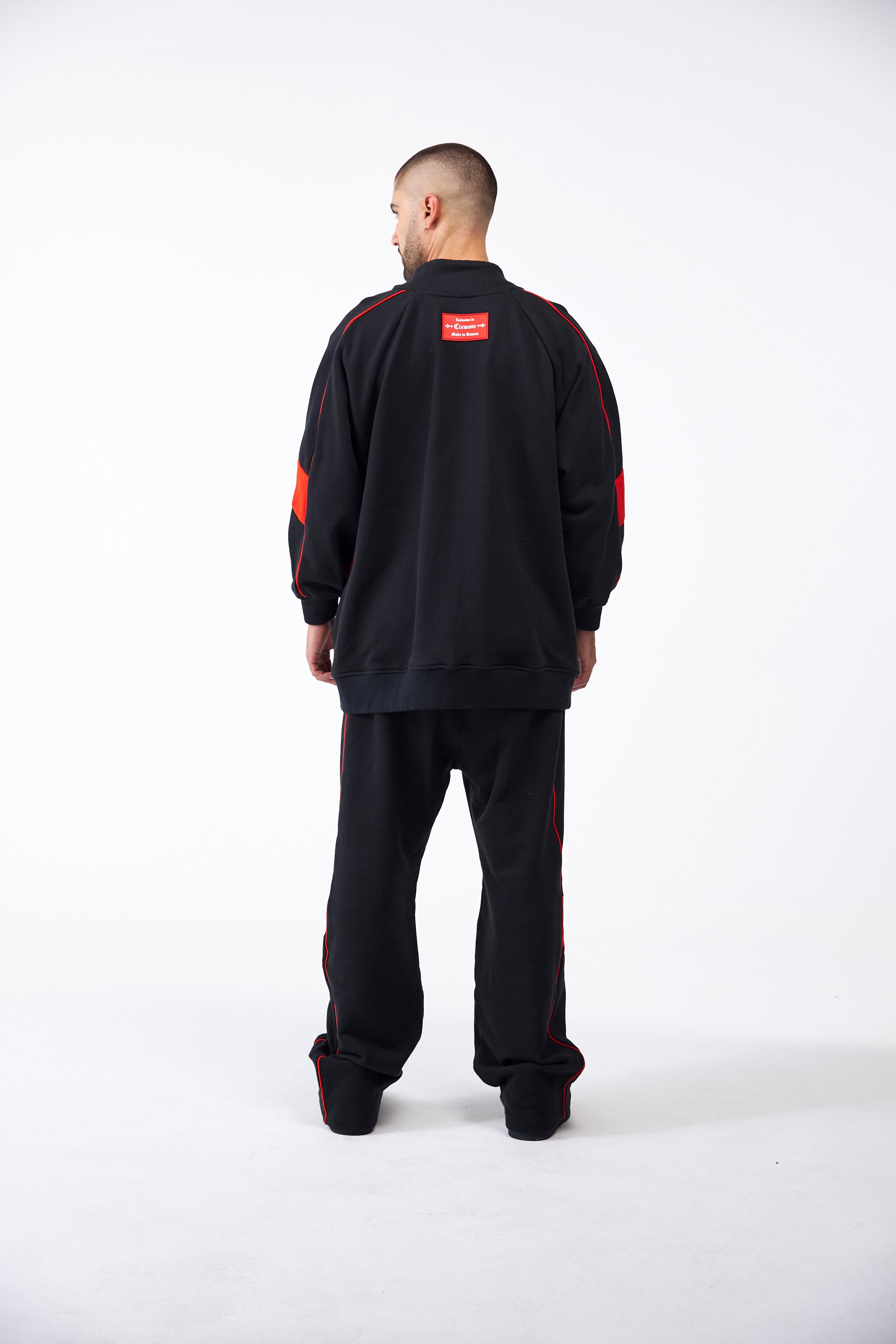 BUSO MASCULINO MUTO NEGRO/ROJO CLEMONT