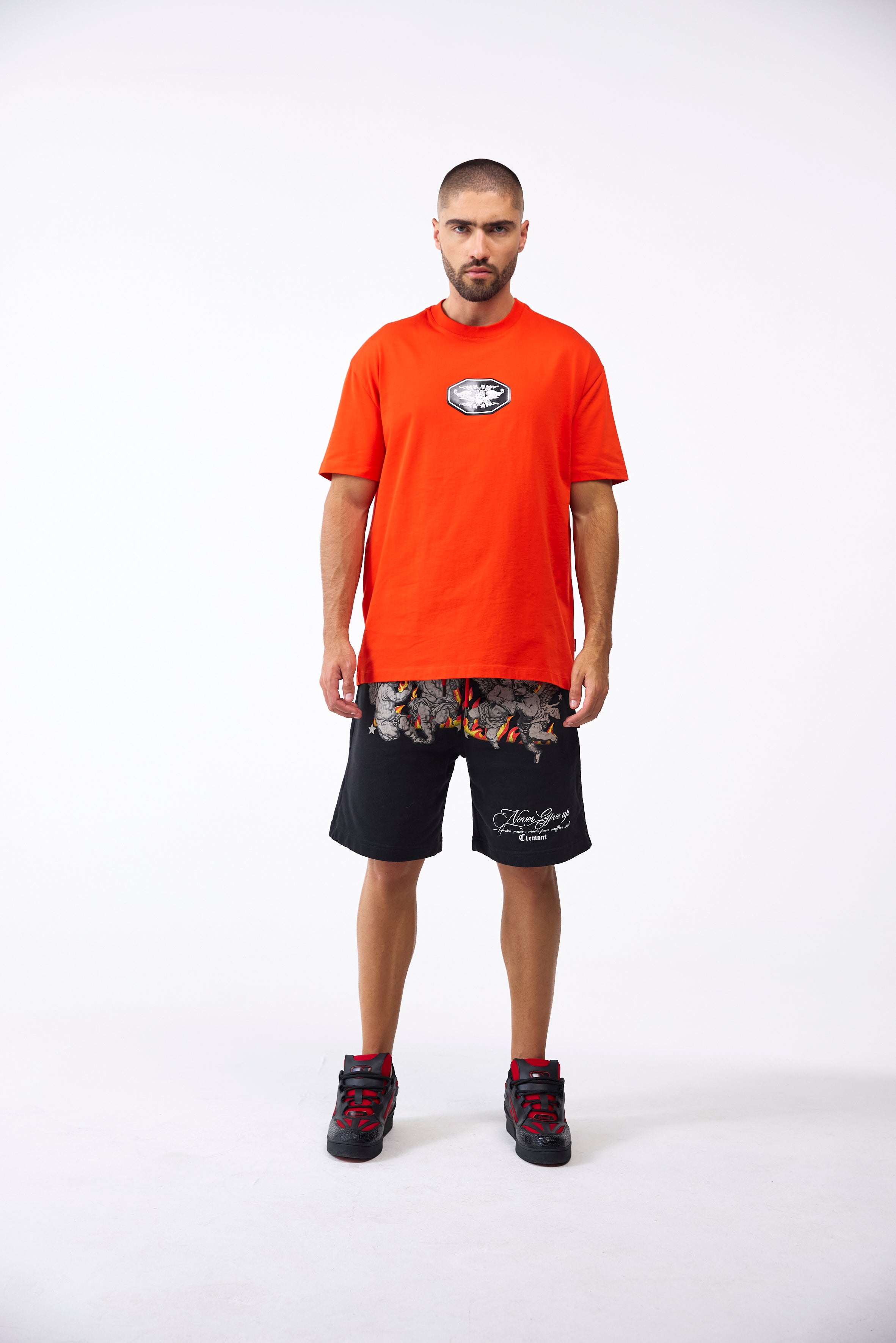 CAMISETA MASCULINO GRAFFIO ROJO CLEMONT