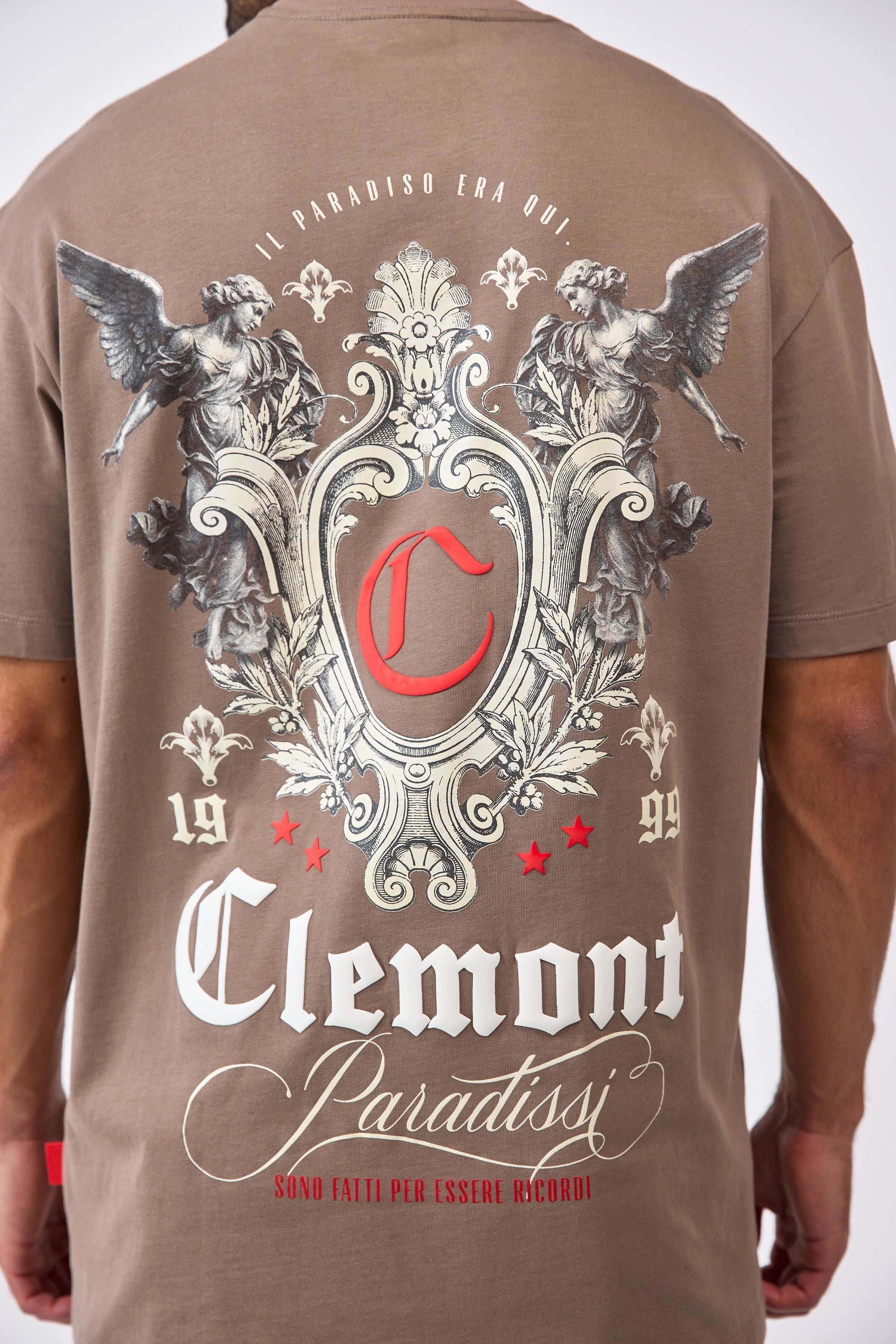 CAMISETA MASCULINO EUFORIA TAUPE CLEMONT