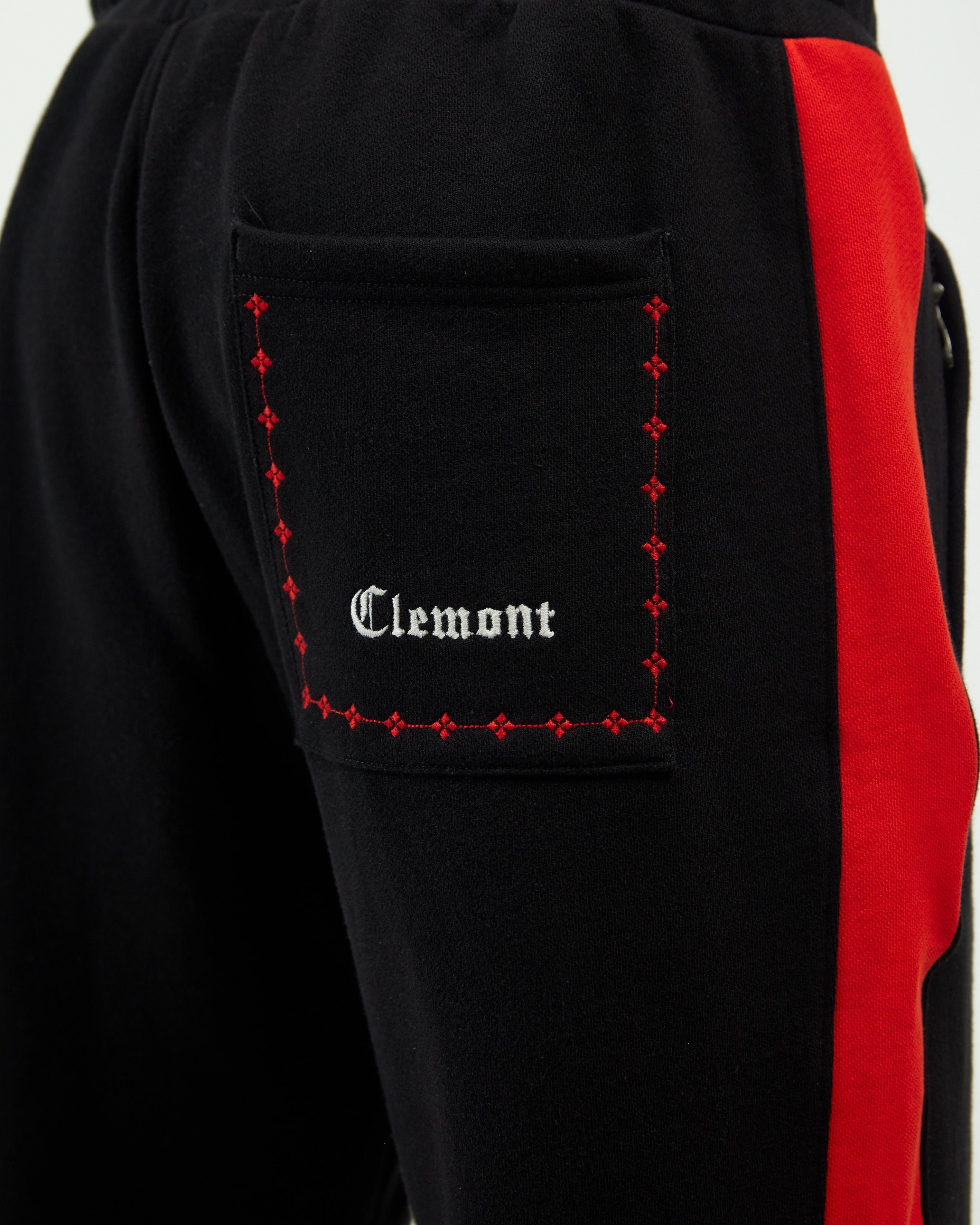 SWEAT PANTS MEN RISPLENDERE BLACK CLEMONT