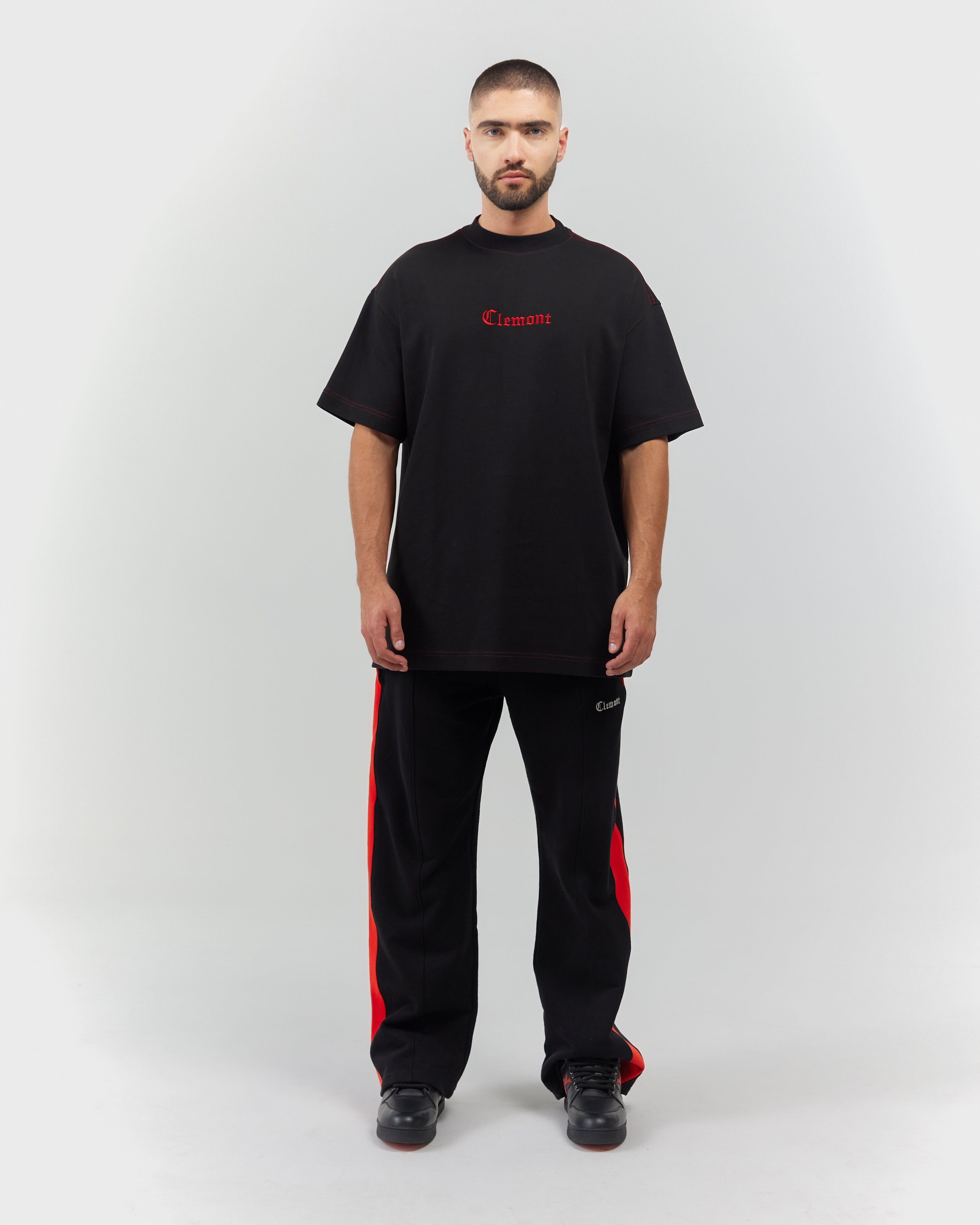 T-SHIRT MEN OVERSIZED INFERNO NEGRO CLEMONT