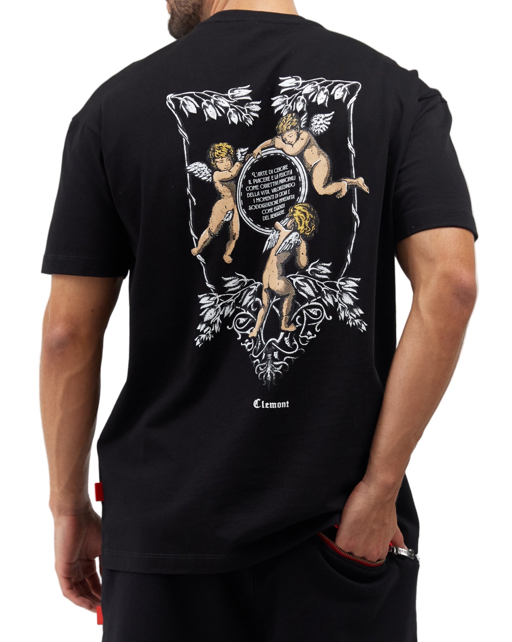 T-SHIRT MEN ARDORE BLACK CLEMONT