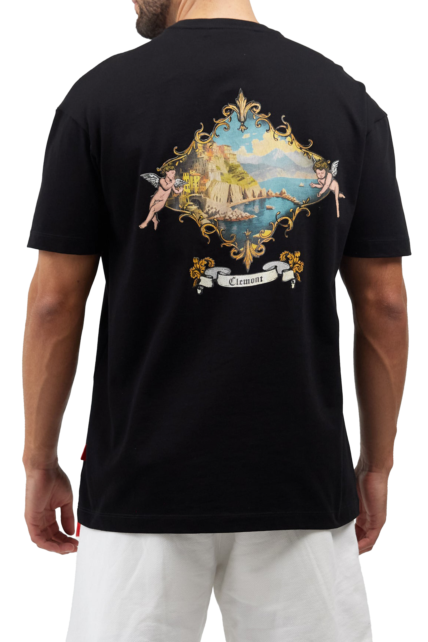 T-SHIRT MEN ADORABILE BLACK CLEMONT