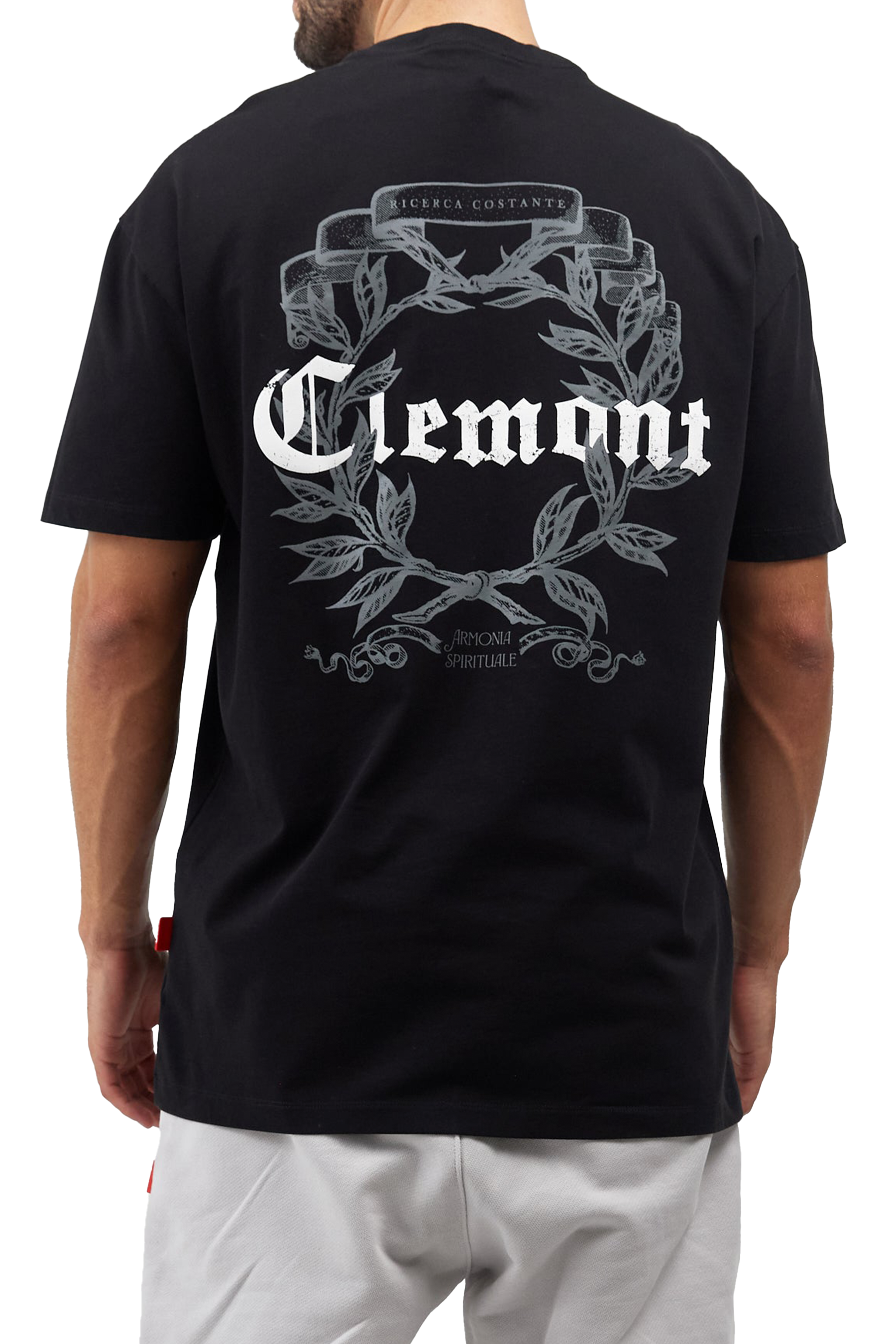 T-SHIRT MEN ESTREMO BLACK CLEMONT