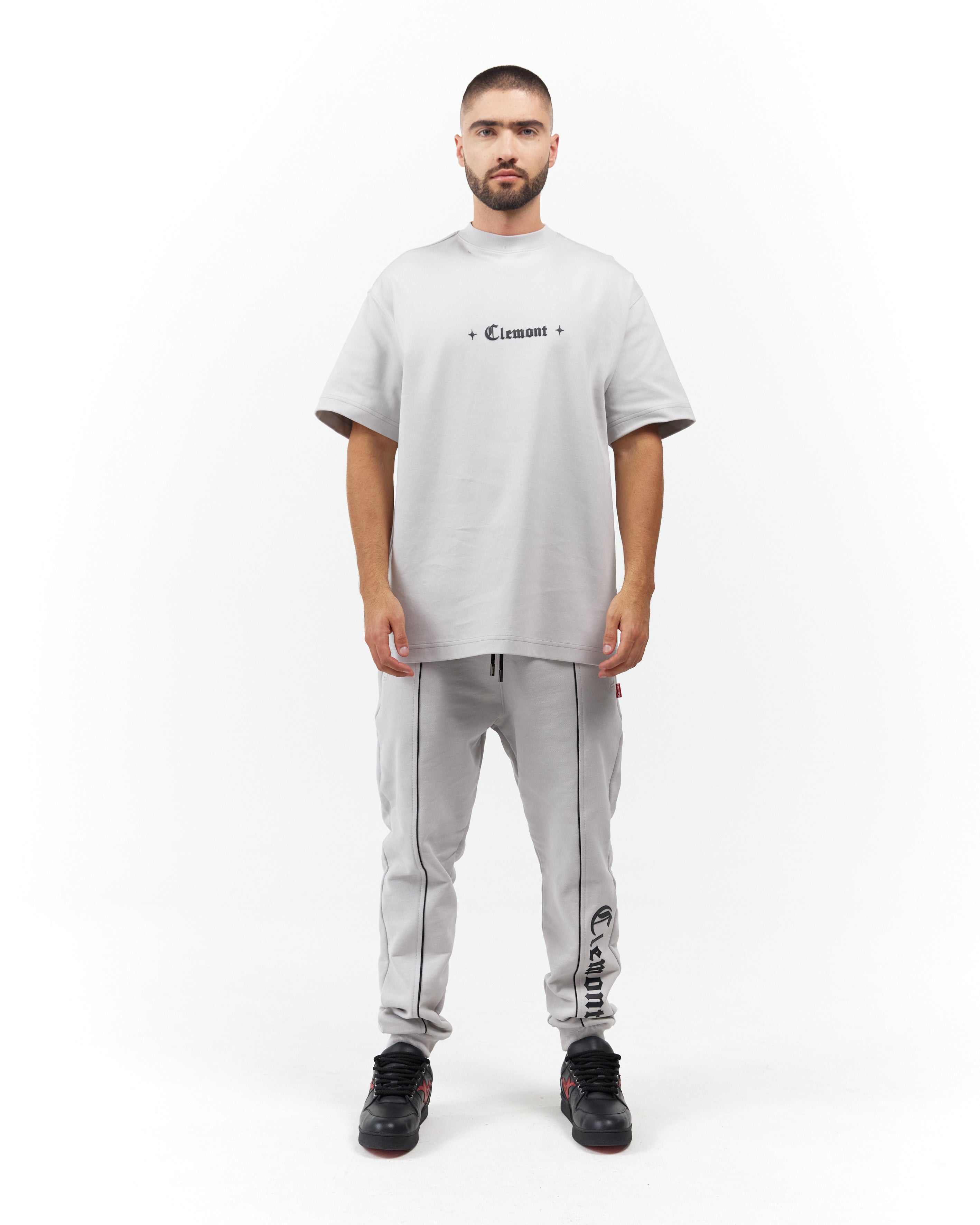 T-SHIRT MEN OVERSIZED ECLATANTE GREY CLEMONT