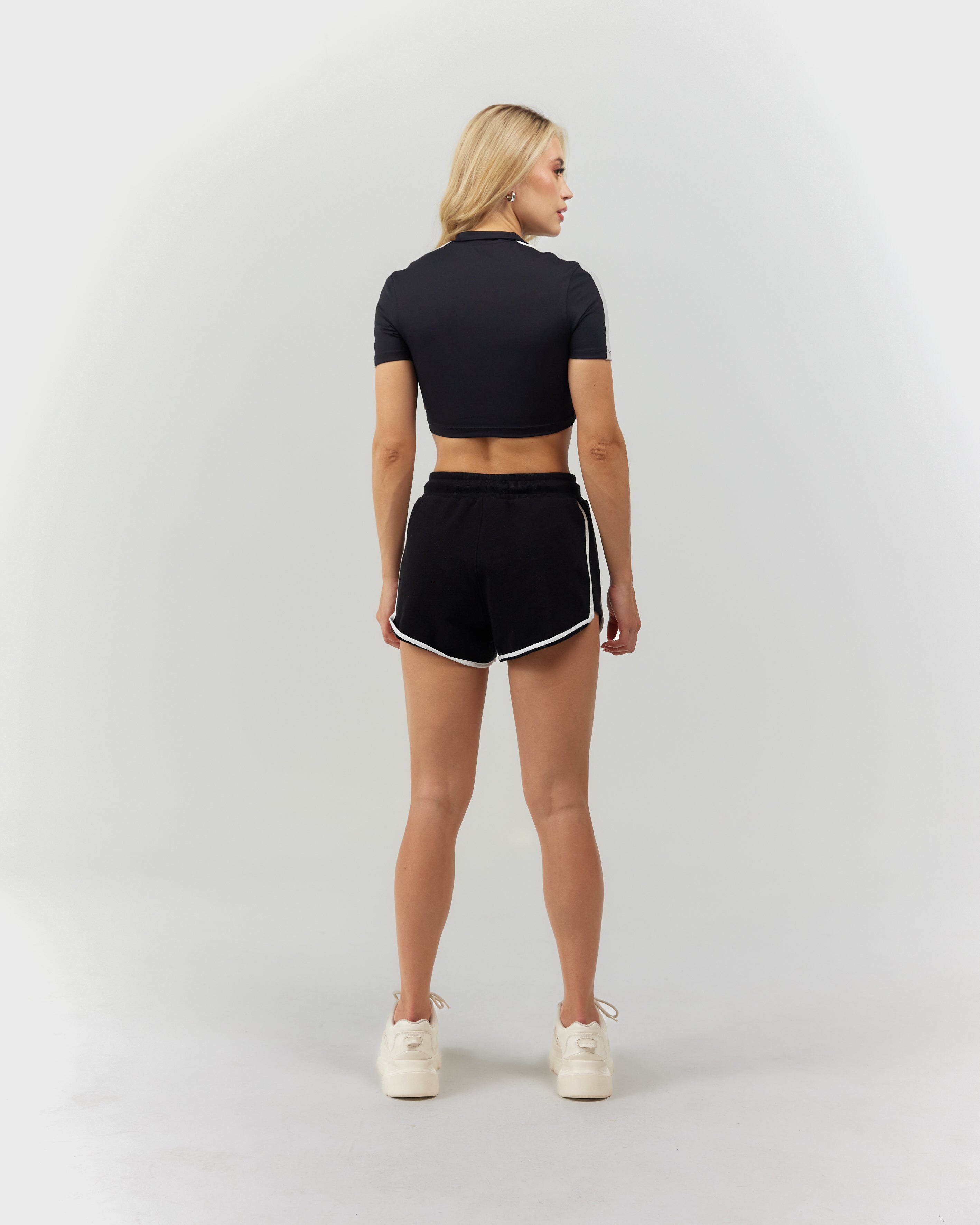 CROP TOP MUJER LUMINOSA NEGRO CLEMONT