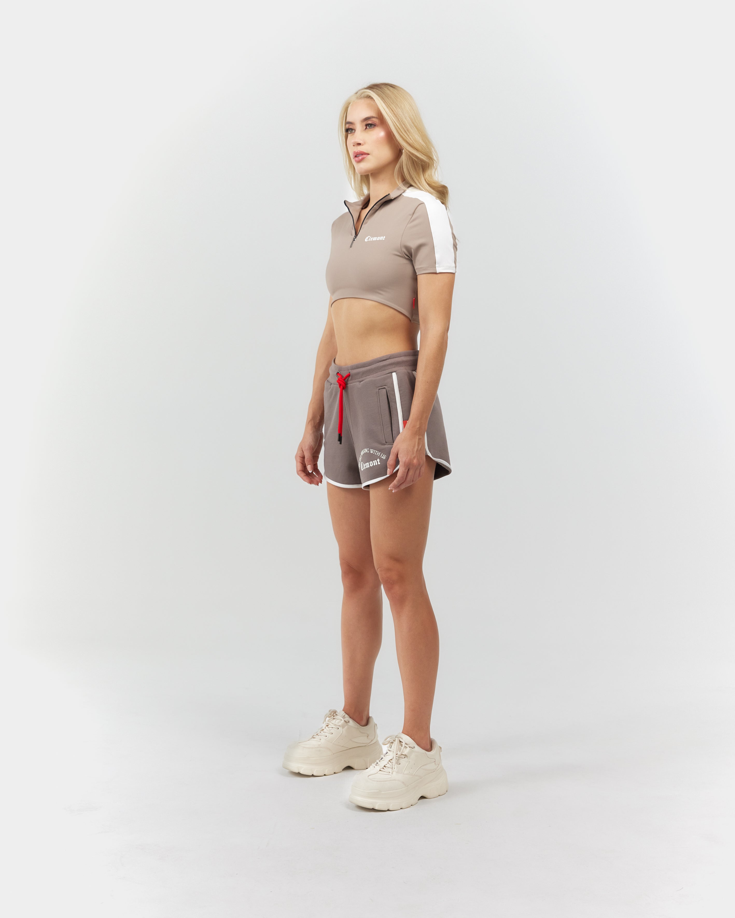 CROP TOP WOMEN LUMINOSA TAUPE CLEMONT
