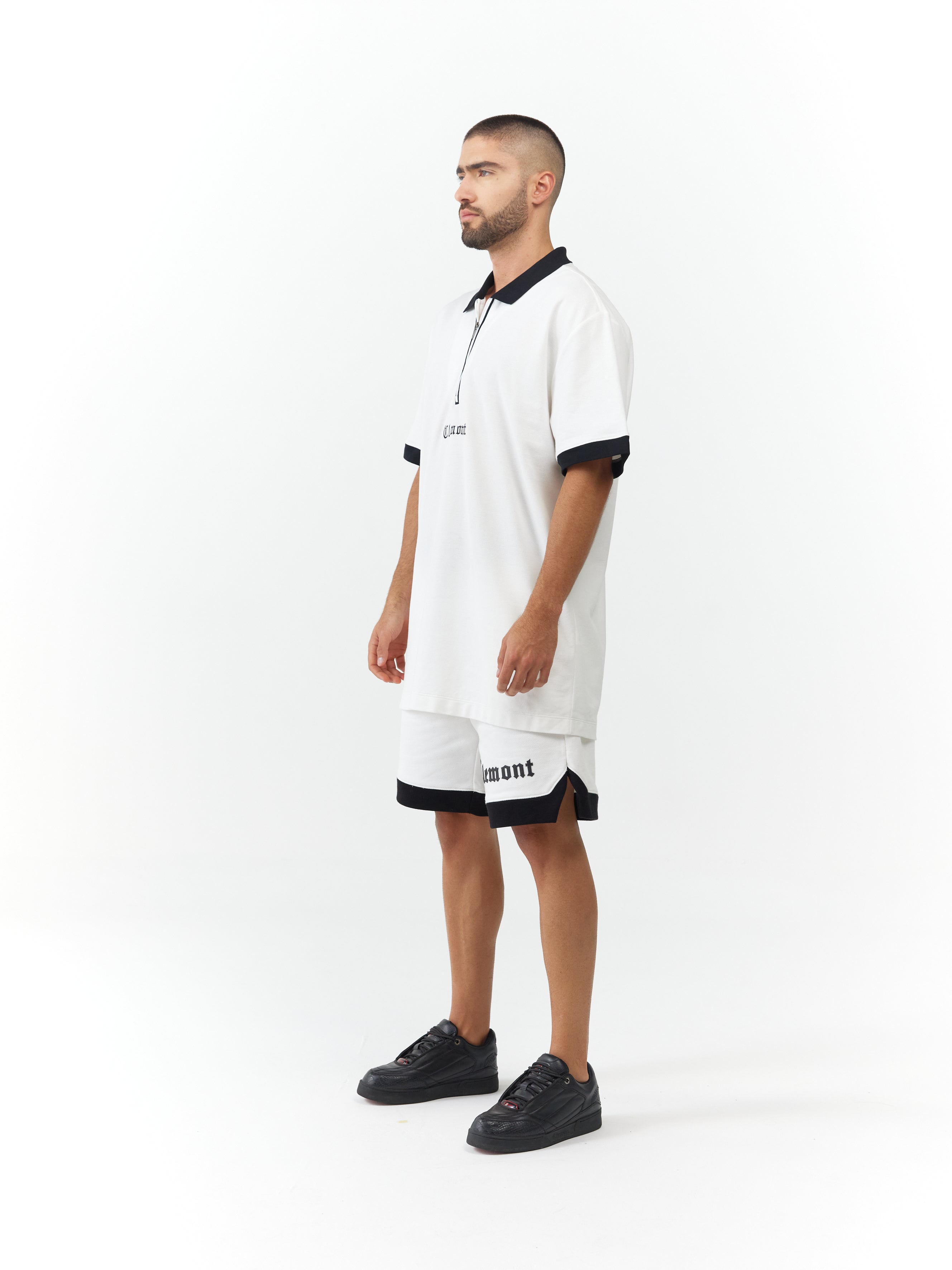 POLO SHIRT MEN RETICOLO CREAM CLEMONT