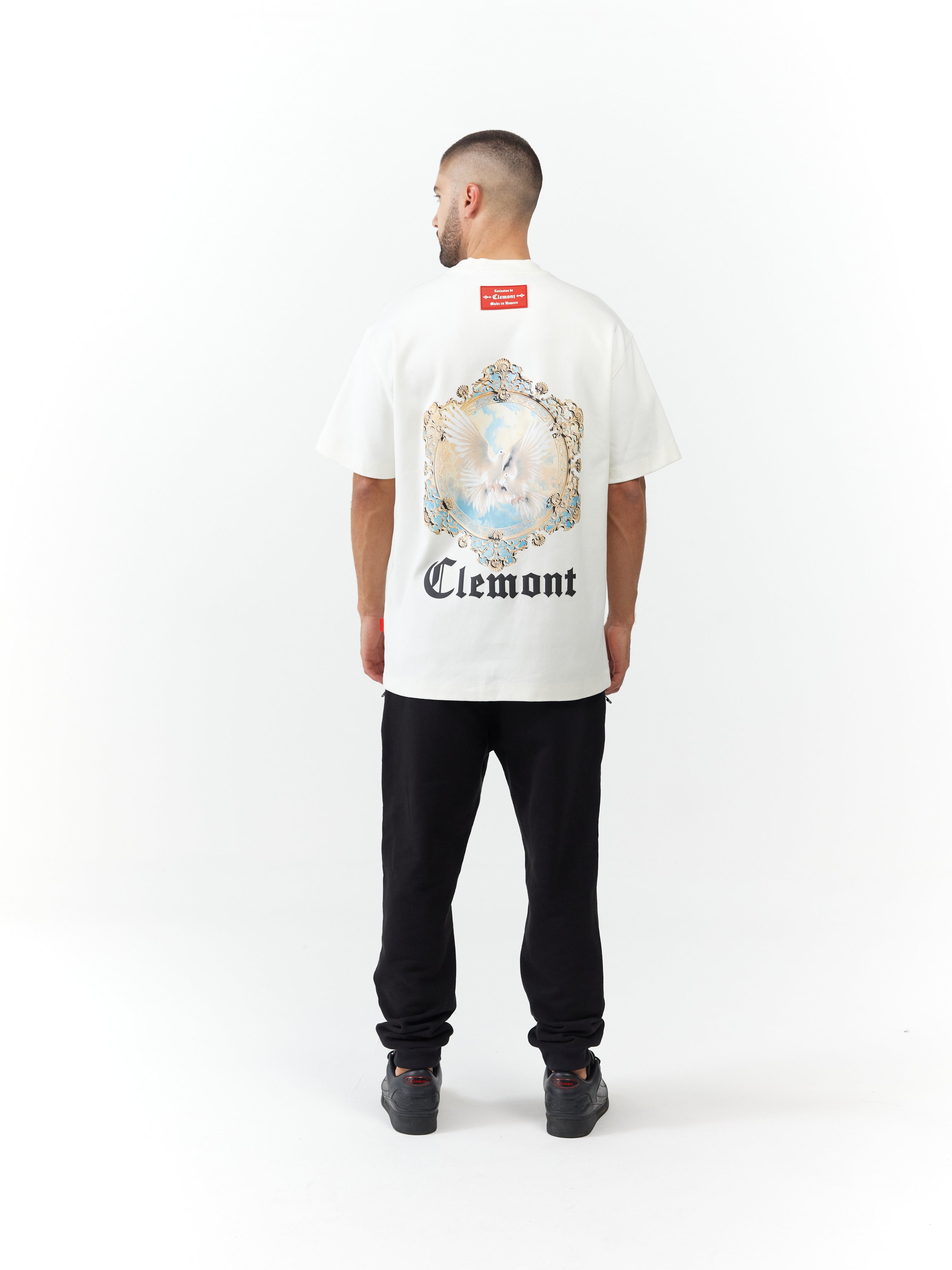 T-SHIRT MEN OVERSIZED FULGORE CREAM CLEMONT