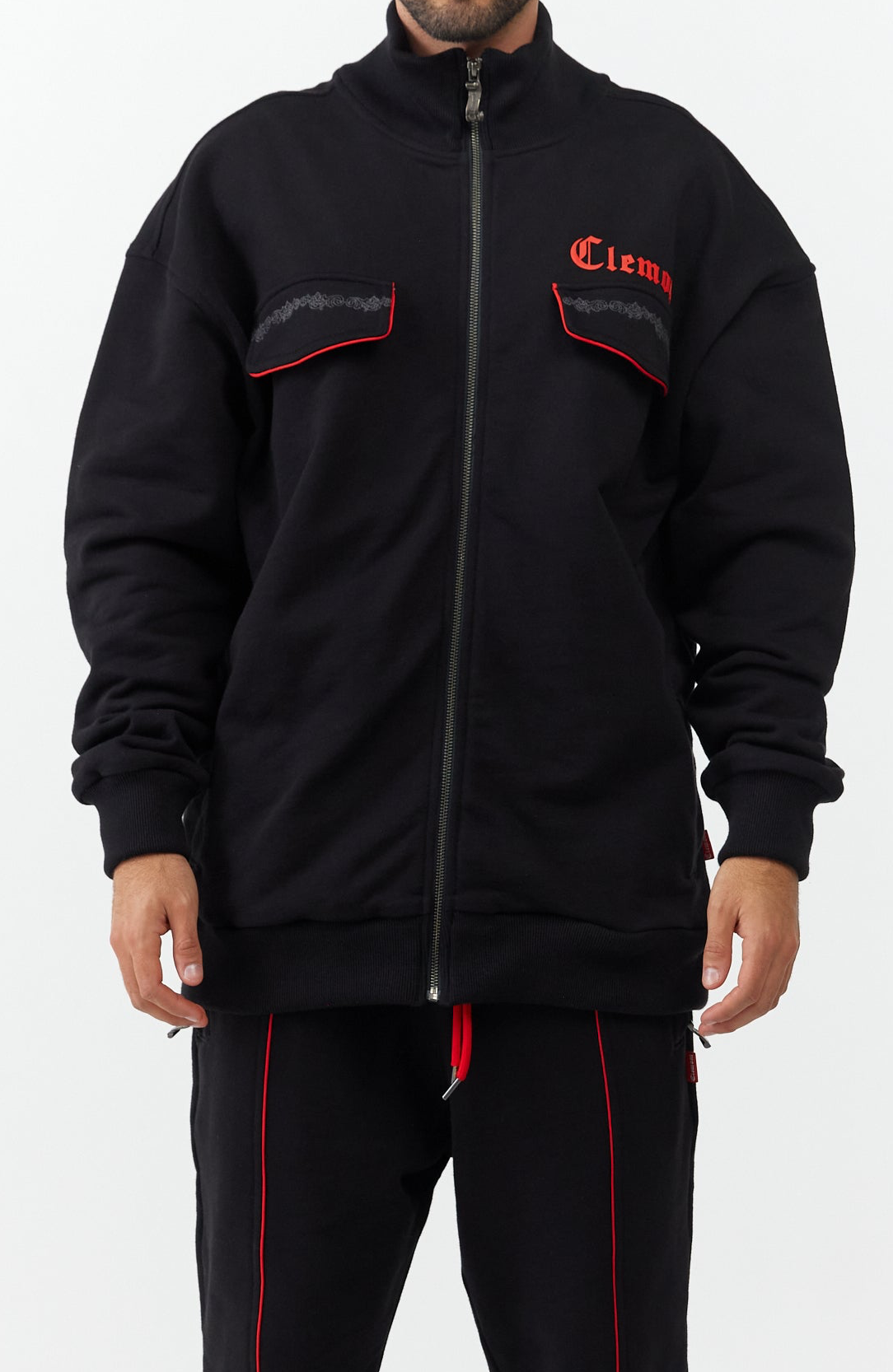 SWEATER MEN CAREZZA BLACK CLEMONT