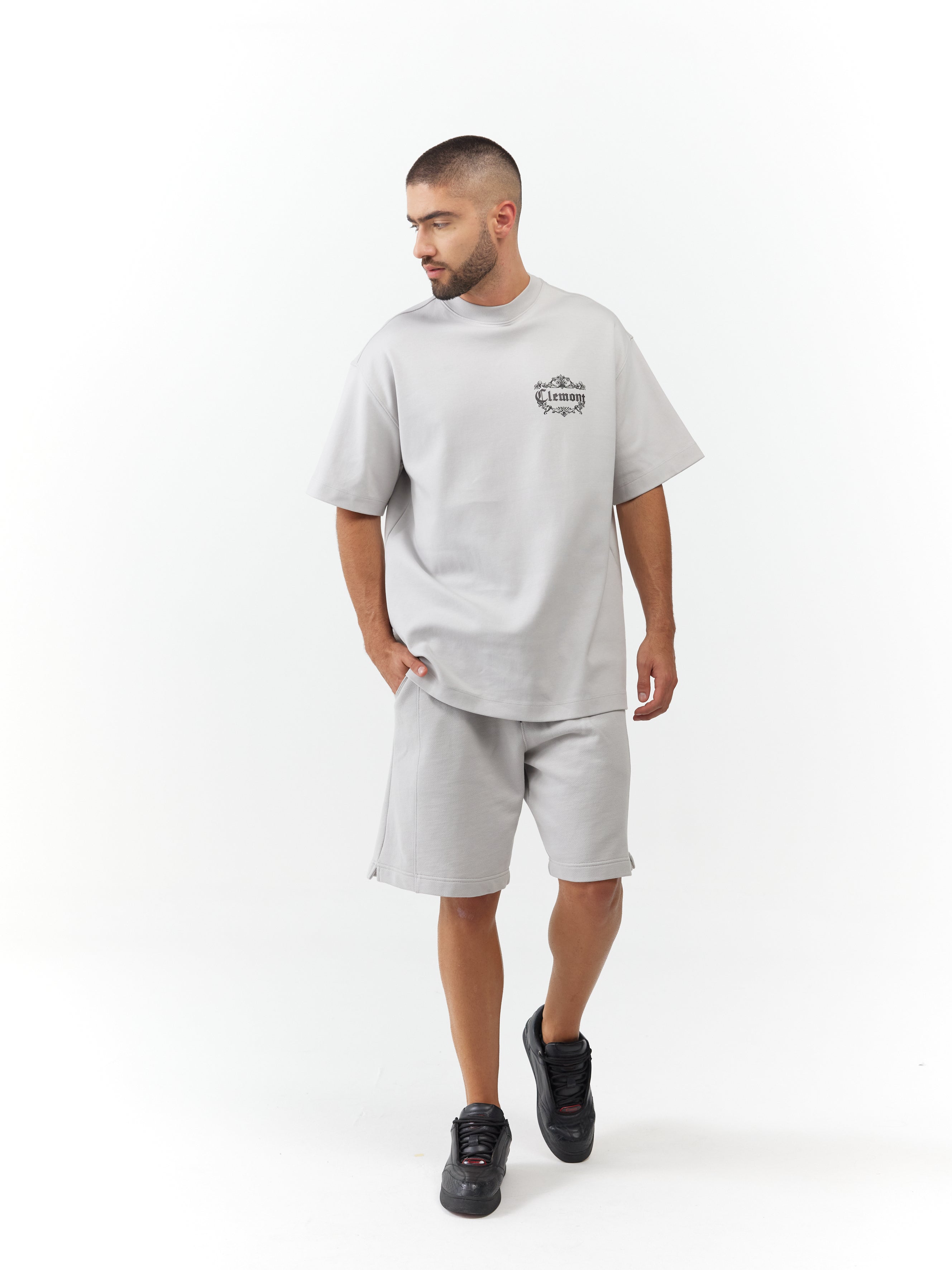 T-SHIRT MEN OVERSIZED DOLCEZZA GREY CLEMONT