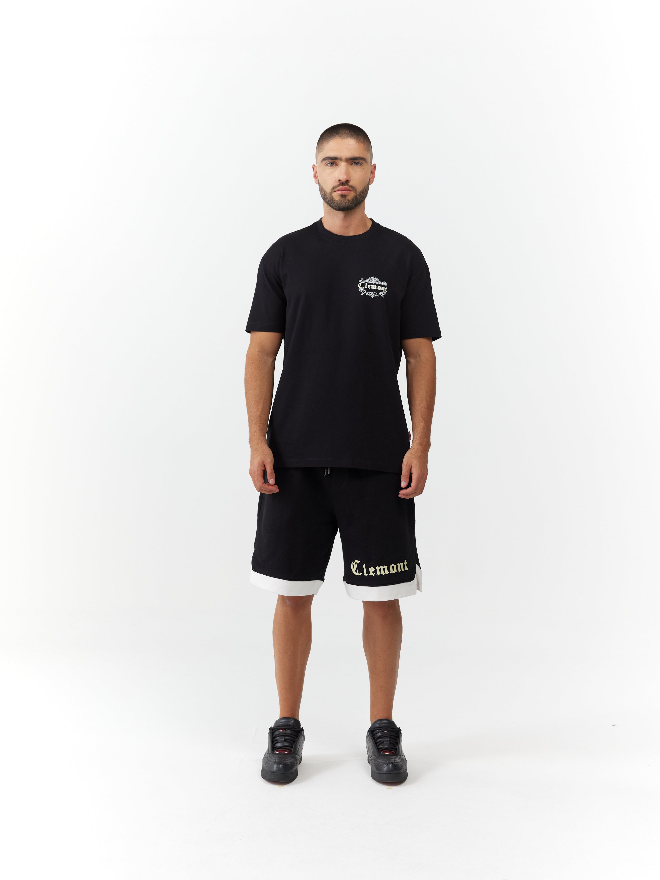 T-SHIRT MEN OVERSIZED DOLCEZZA BLACK CLEMONT