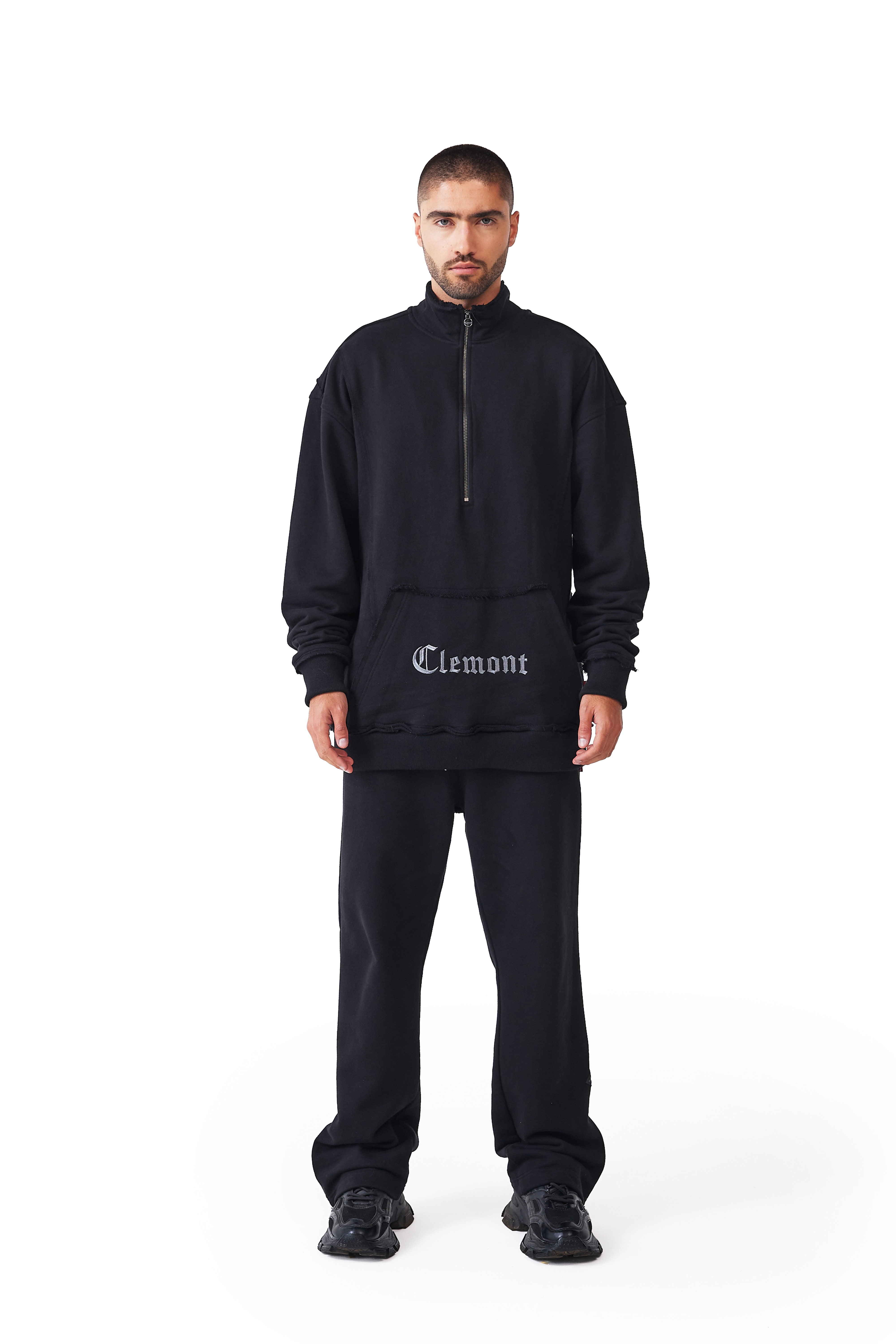 HOODIES HOMBRE DISTRUTTO NEGRO CLEMONT