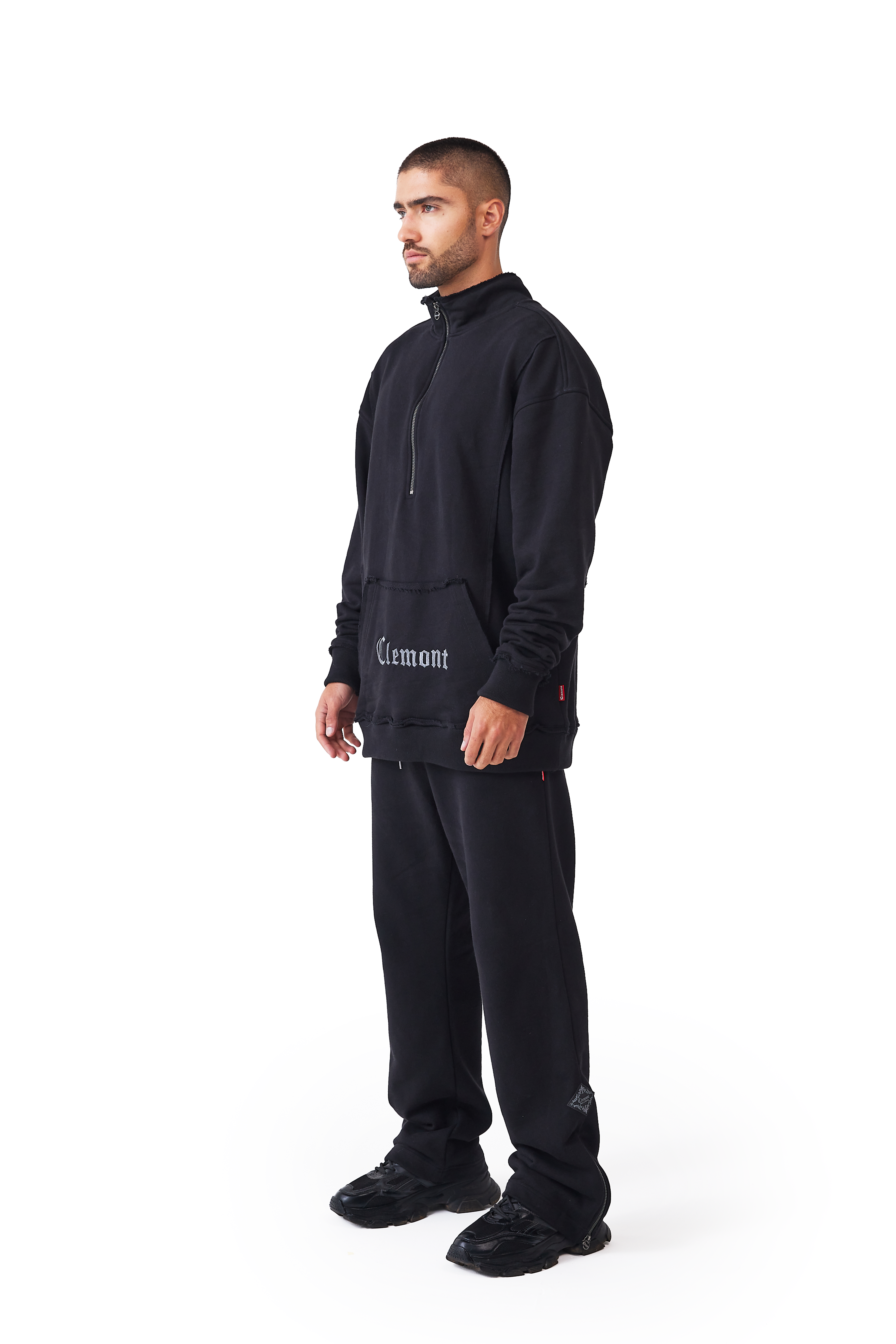 HOODIES HOMBRE DISTRUTTO NEGRO CLEMONT