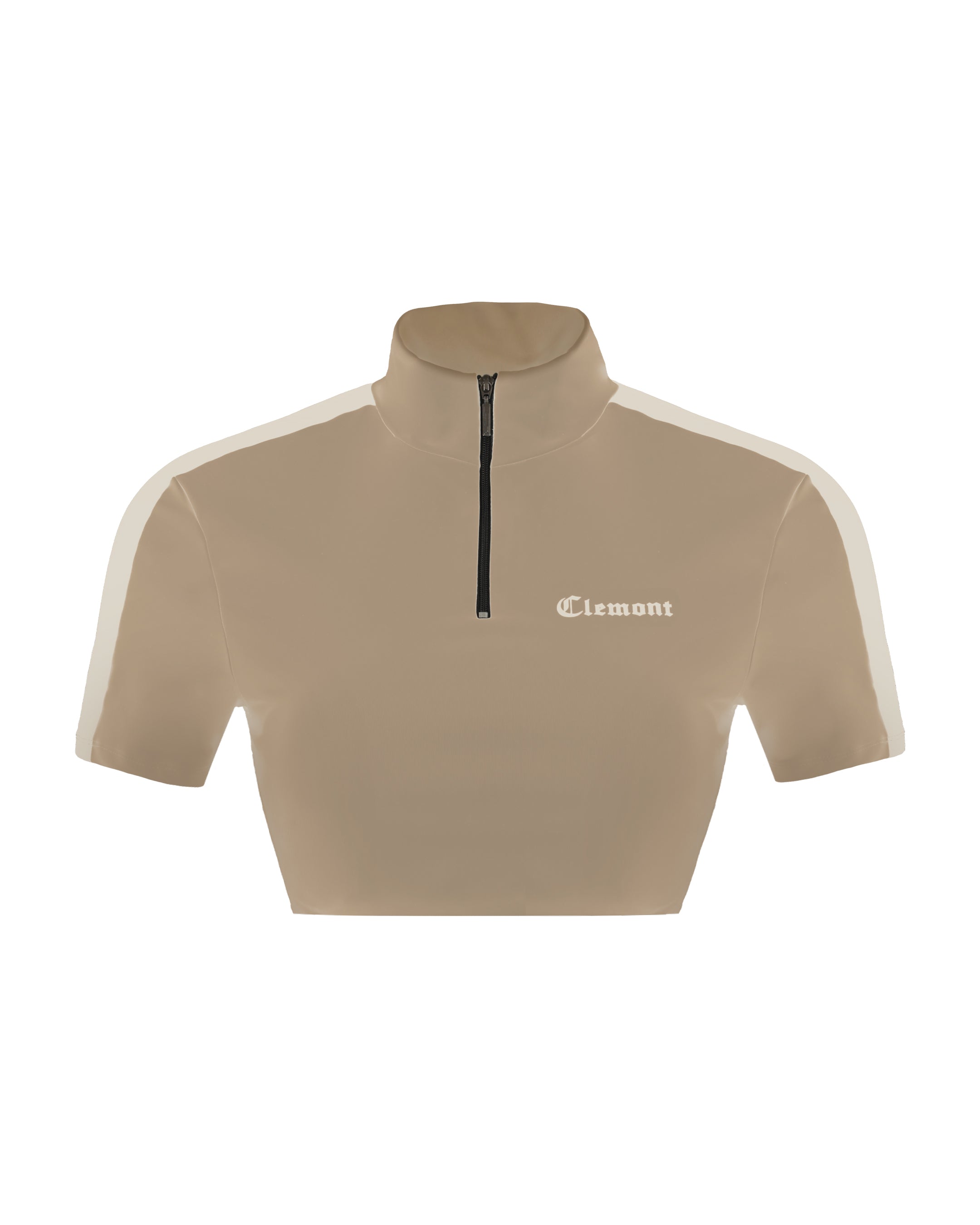 CROP TOP WOMEN  LUMINOSA TAUPE  CLEMONT