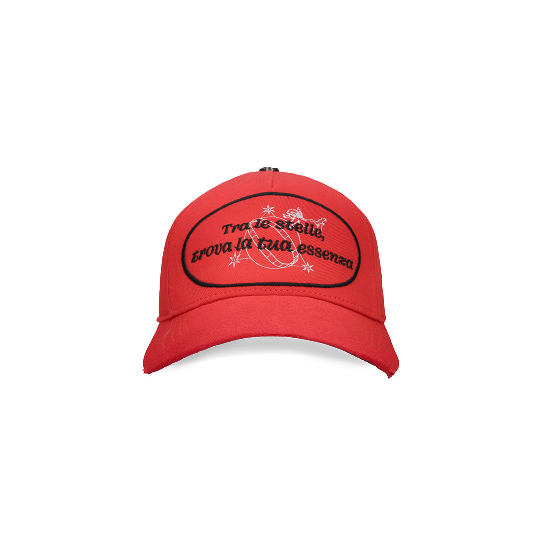 CLEMONT RED OVAL CAP
