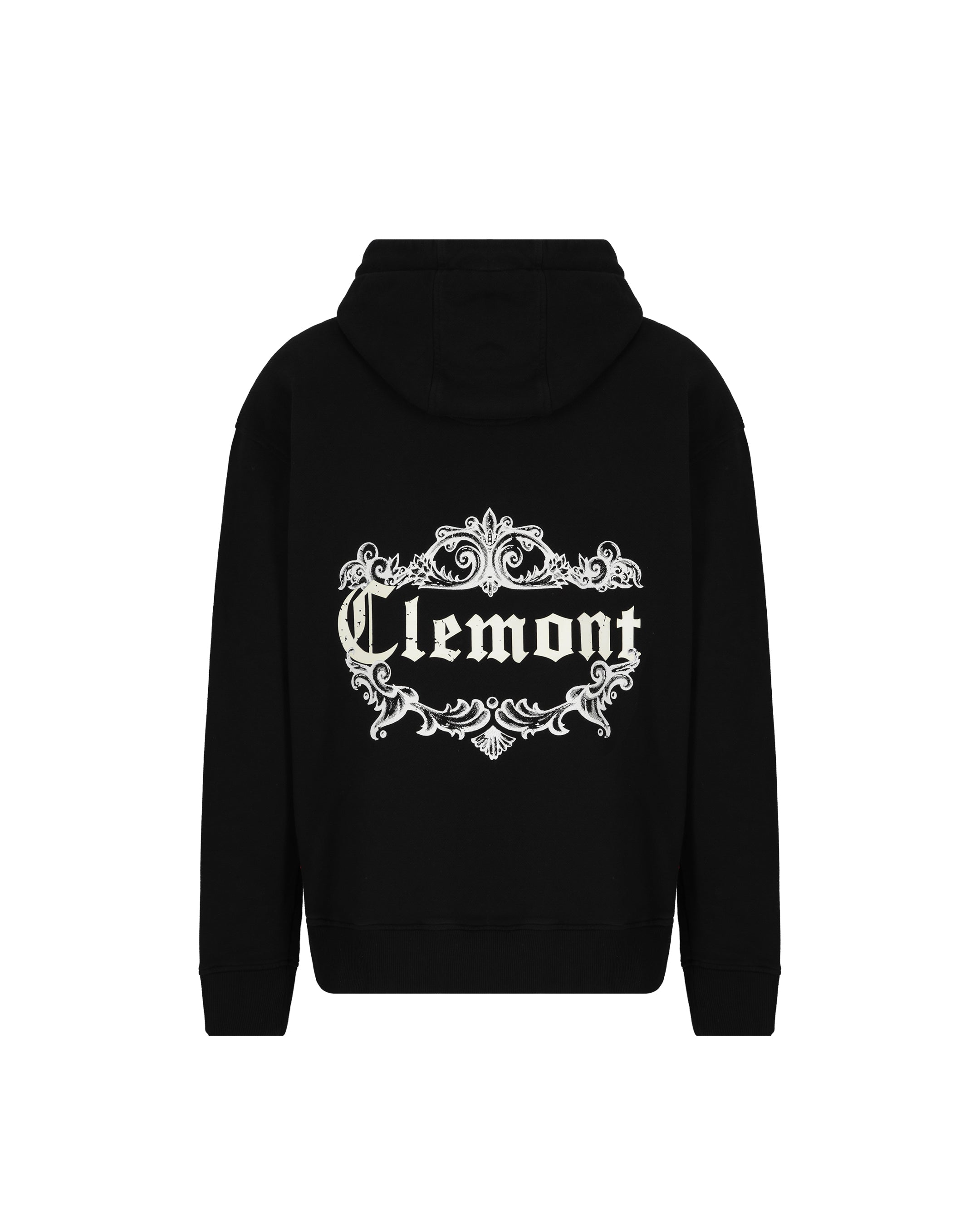 HOODIE MEN  FIORITURA BLACK CLEMONT