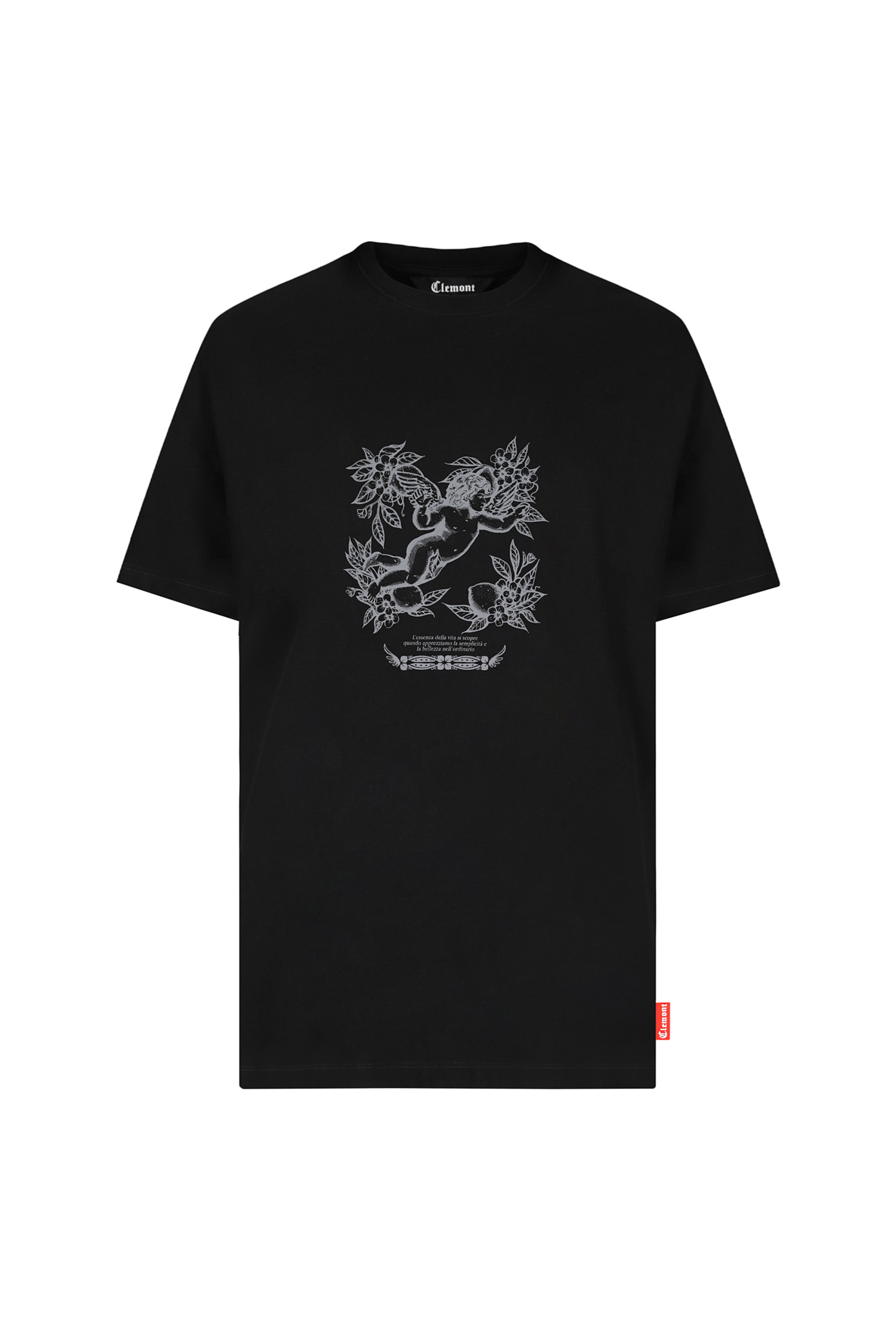 T-SHIRT MEN SORRISO BLACK  CLEMONT