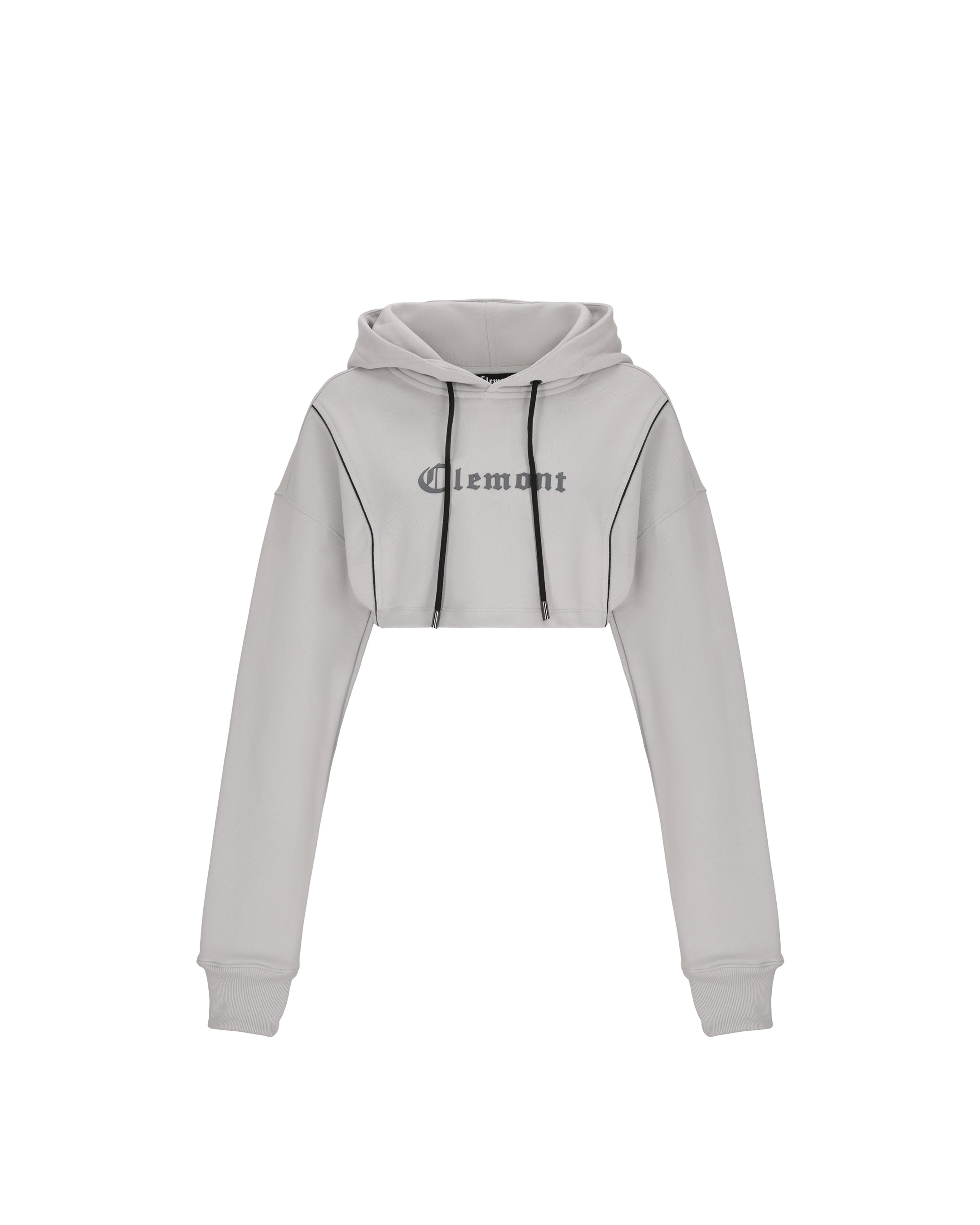 CROPPED HOODIE WOMEN  VIGORE  GREY CLEMONT