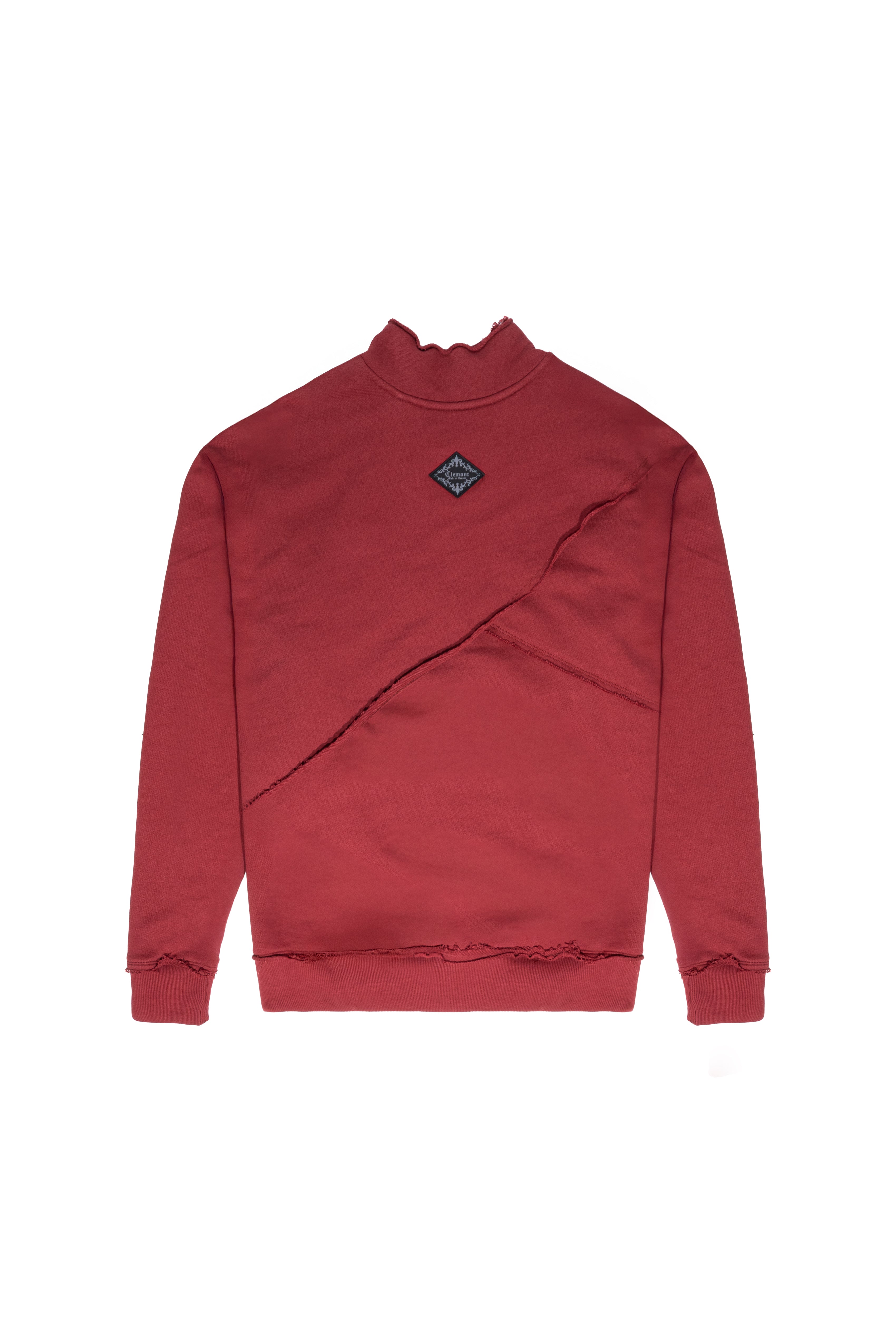 HOODIES HOMBRE DISTRUTTO BURGUNDY CLEMONT
