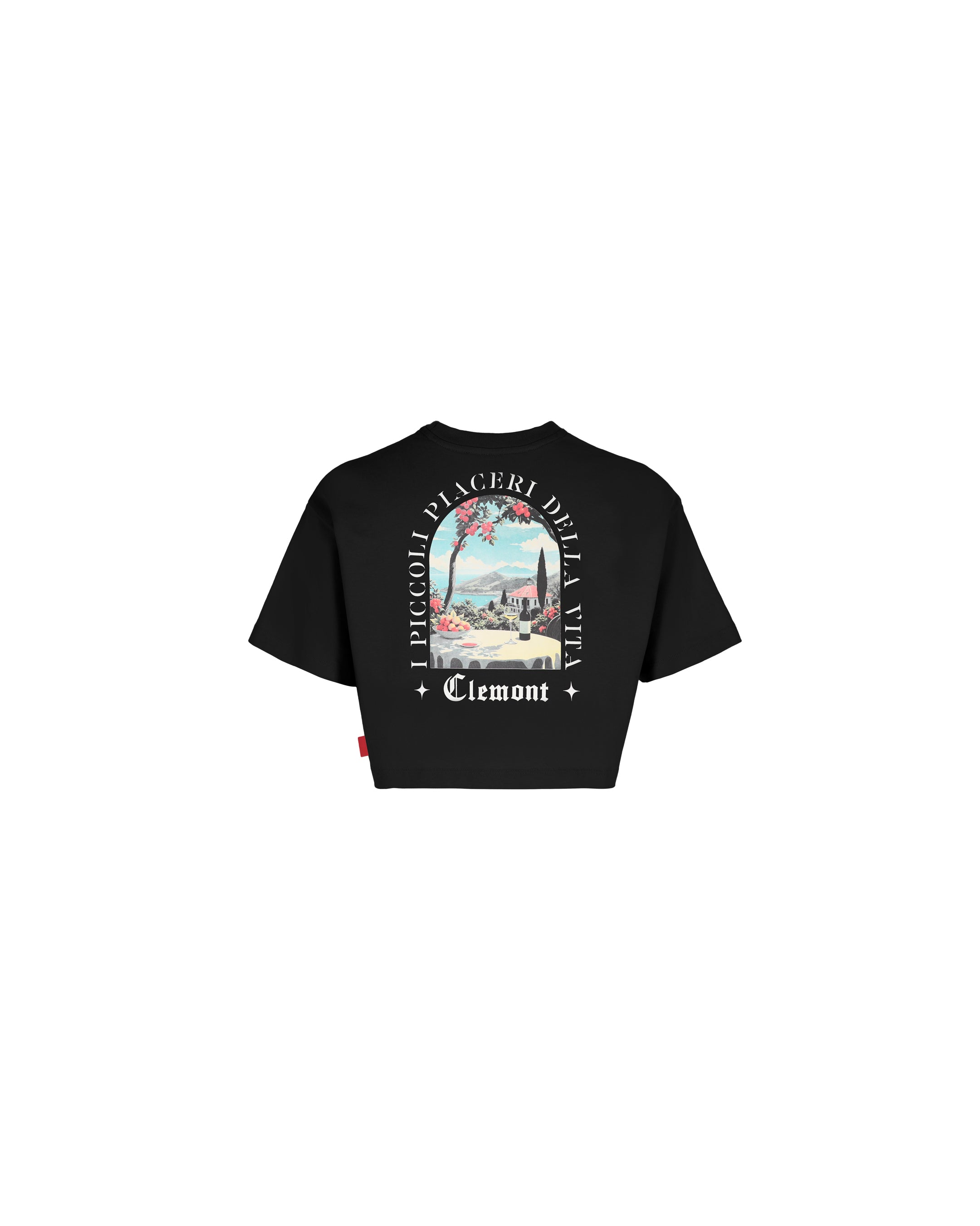 CROP TOP WOMEN  ARDENTE BLACK CLEMONT