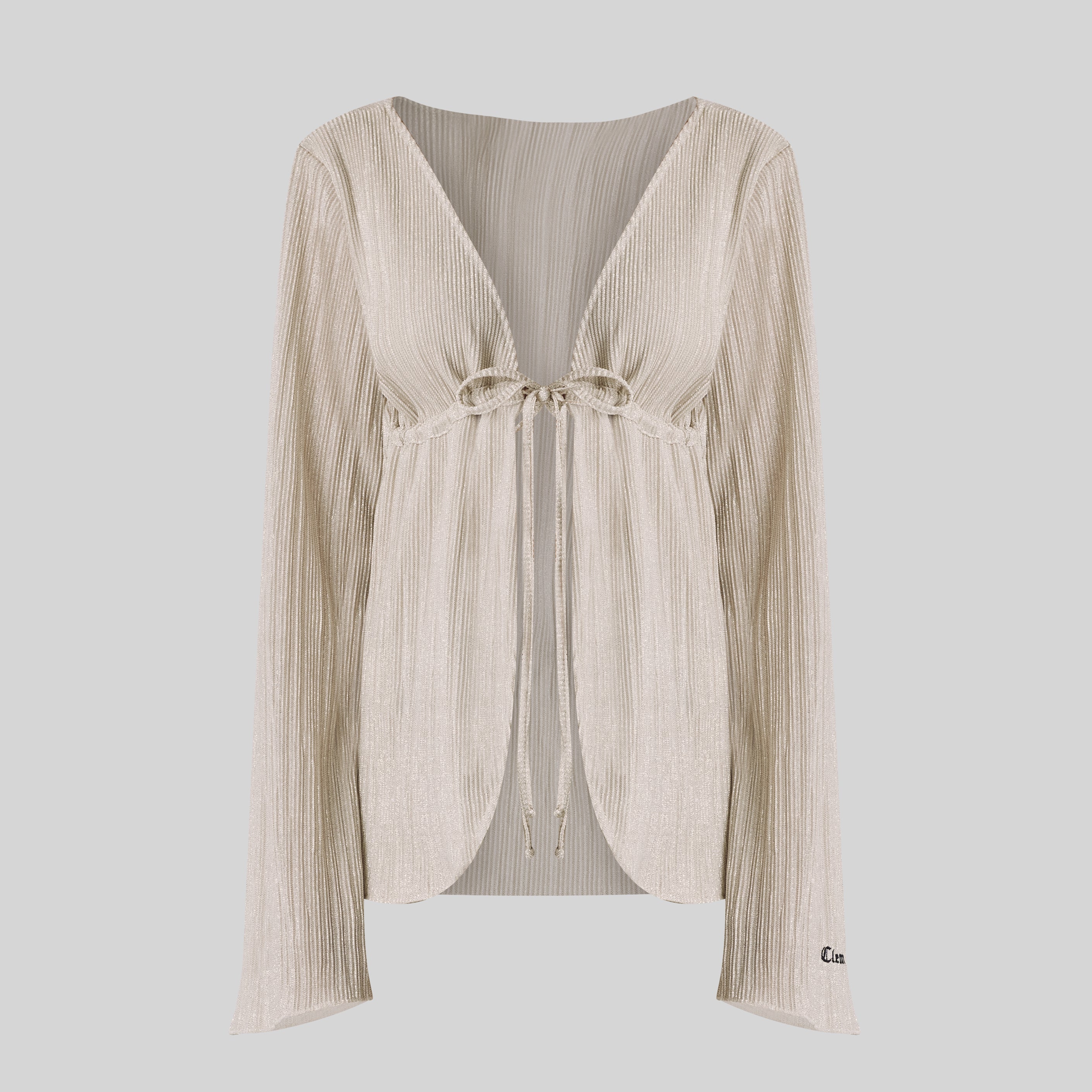 CLEMONT DIVINEZZA NUDE BLOUSE 