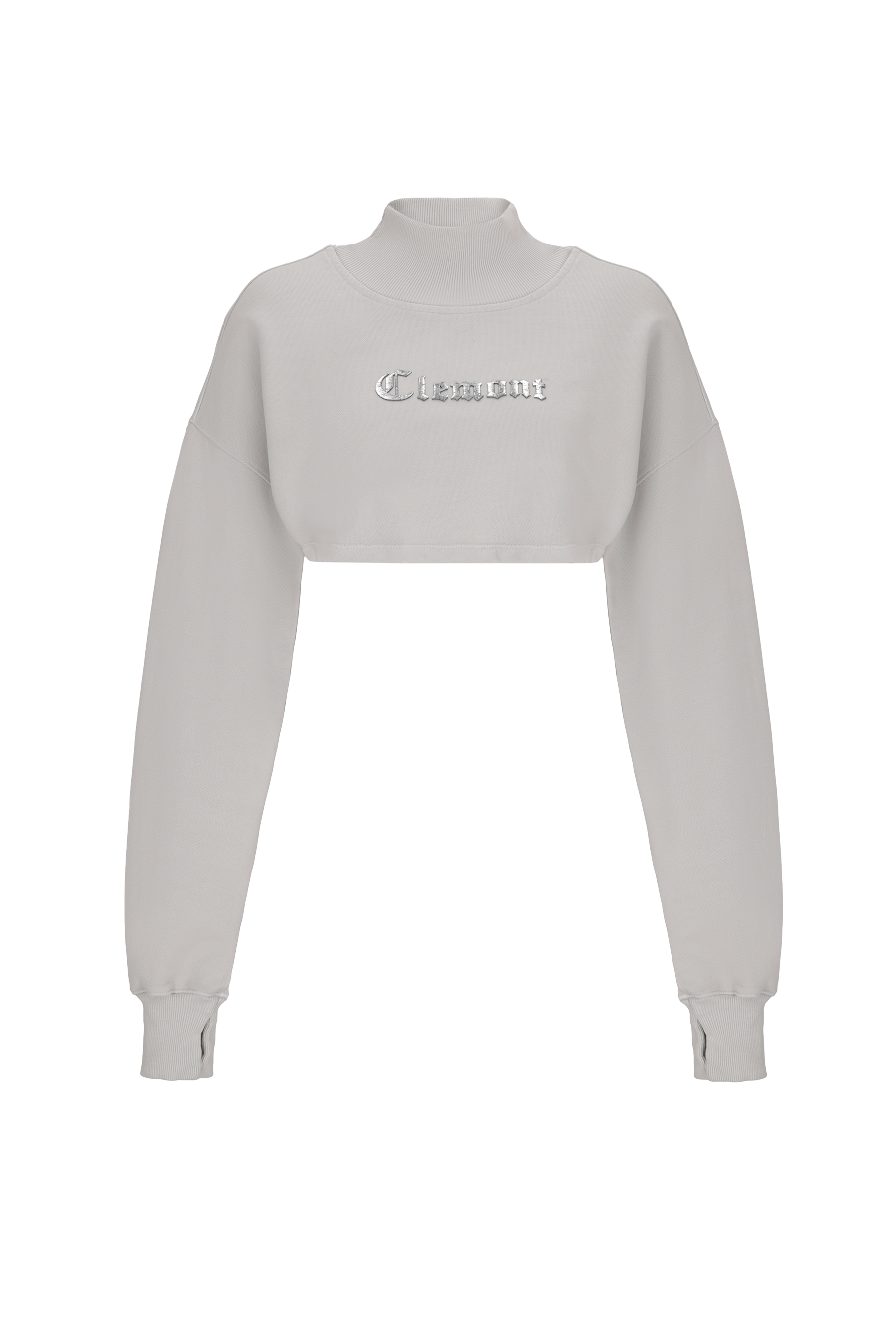 CROPPED SWEATER WOMEN  BELLEZZA GREY CLEMONT