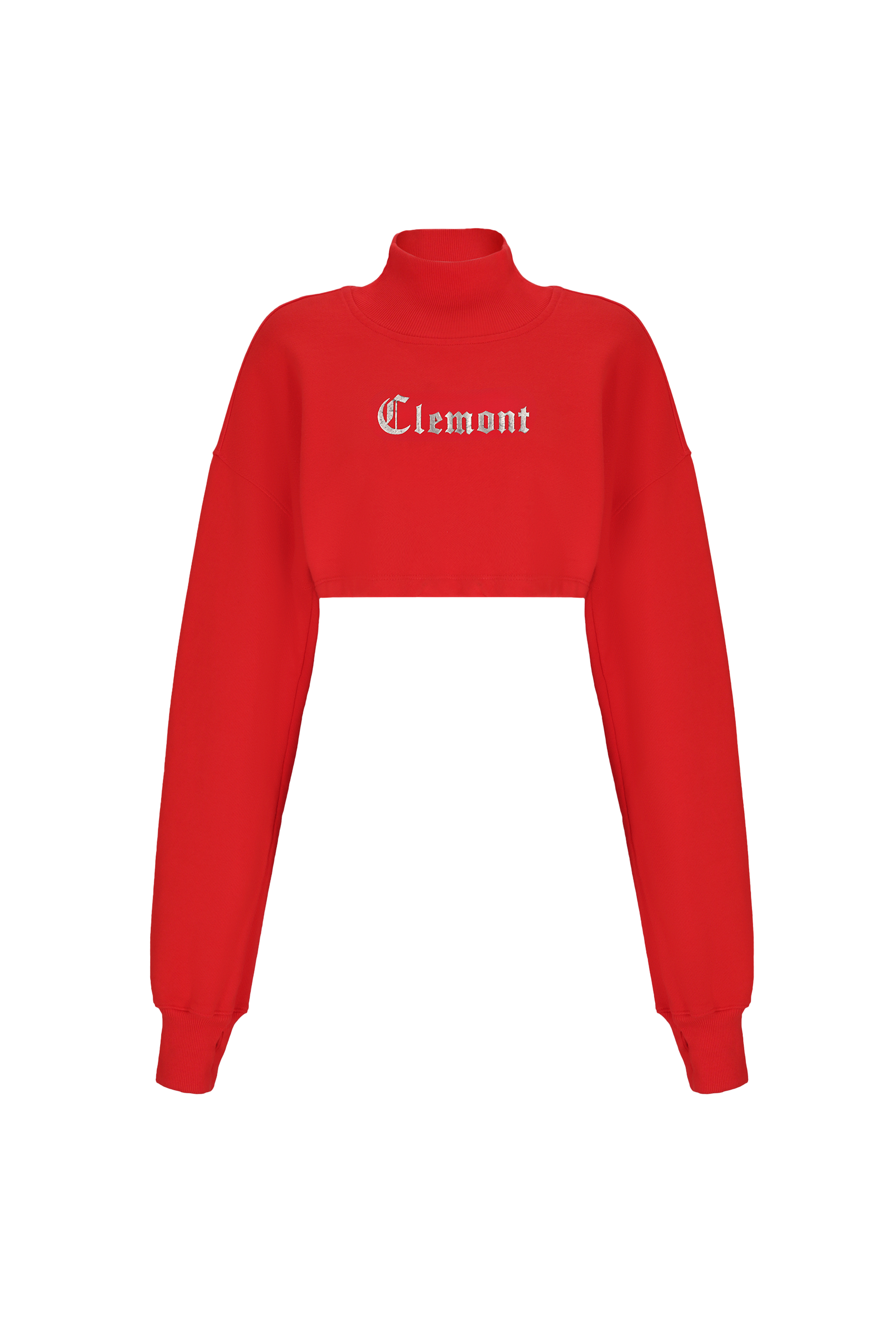 CROPPED SWEATER WOMEN  BELLEZZA RED CLEMONT