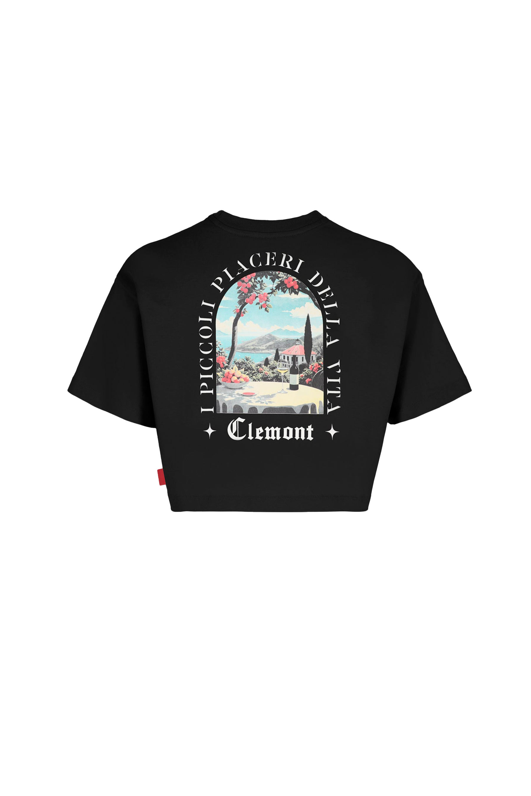 CROP TOP MUJER ARDENTE NEGRO CLEMONT