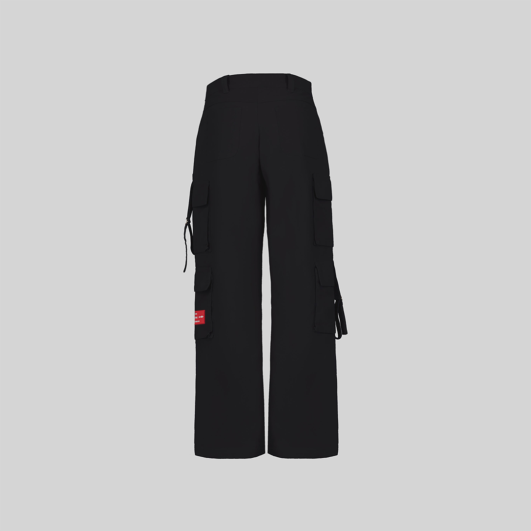 PANTALON PARALLELO NEGRO CLEMONT