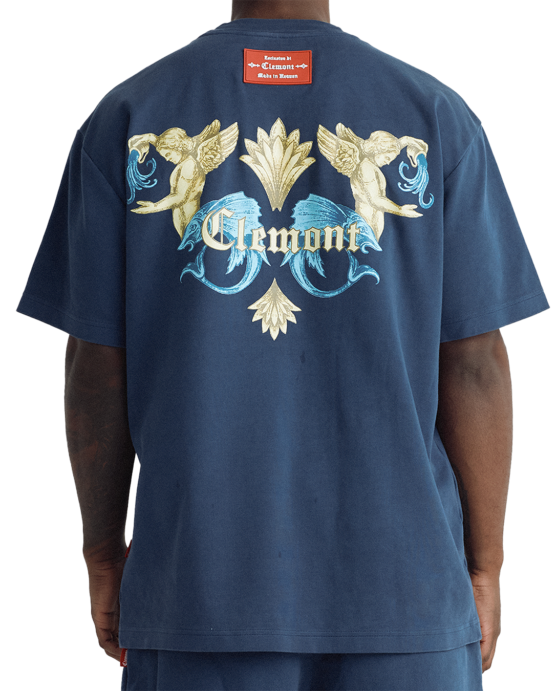 CLEMONT BLUE AURORA OVERSIZED T-SHIRT 