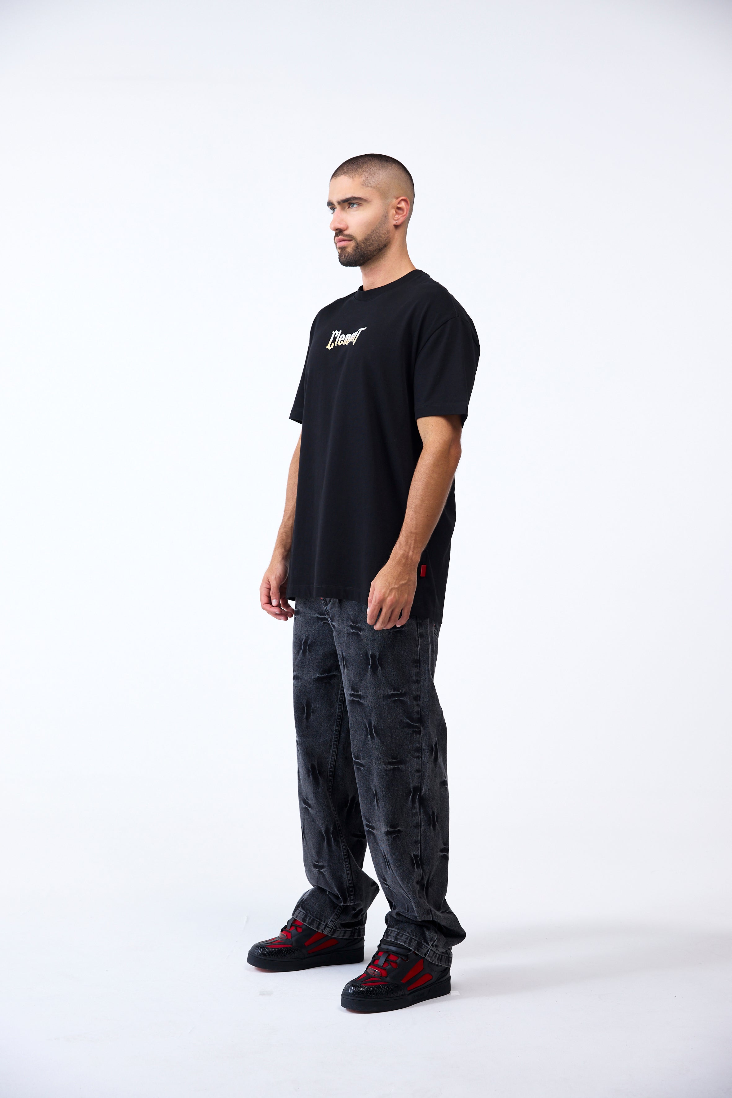 CAMISETA MASCULINO TORRENTE NEGRO CLEMONT