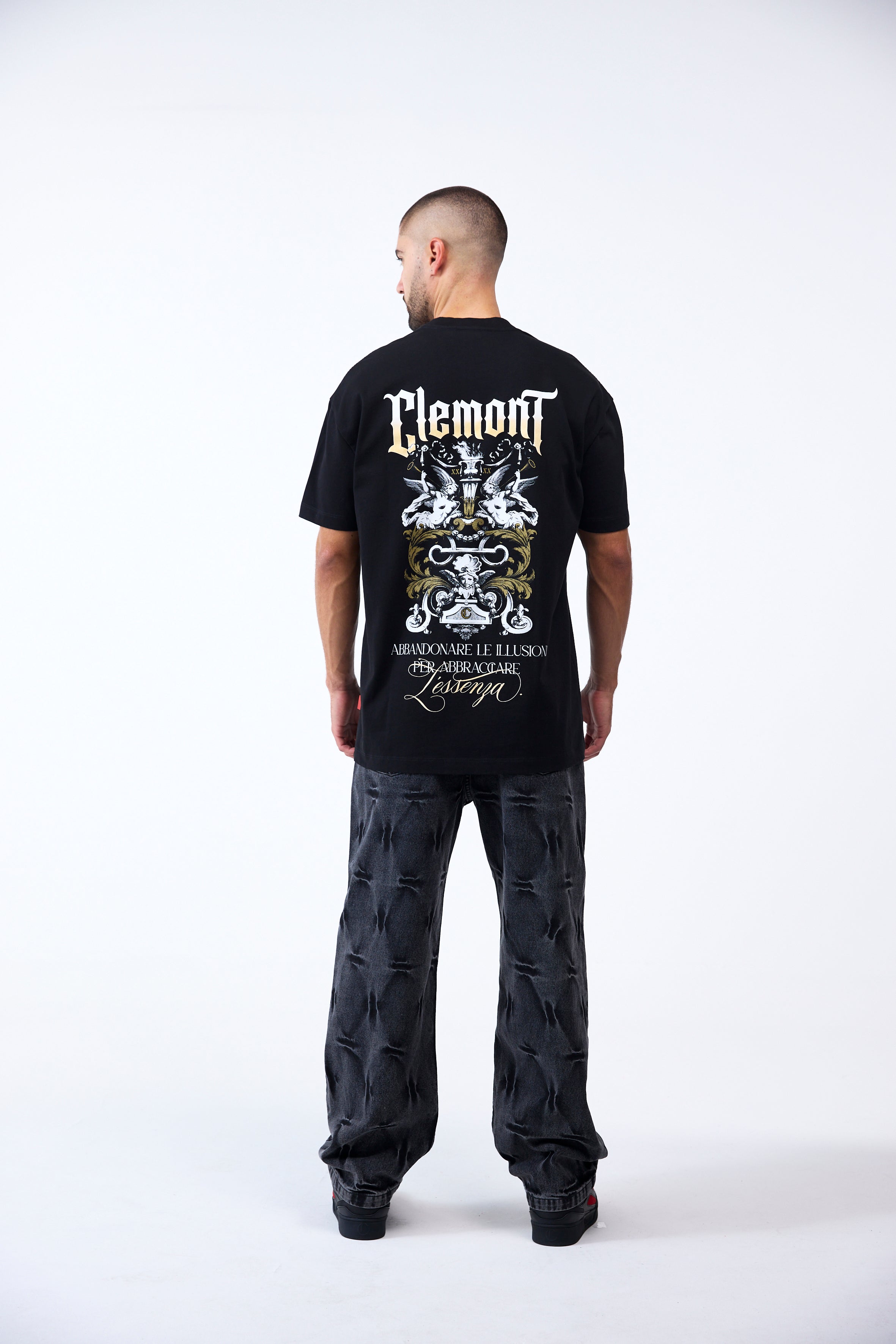 CAMISETA MASCULINO TORRENTE NEGRO CLEMONT