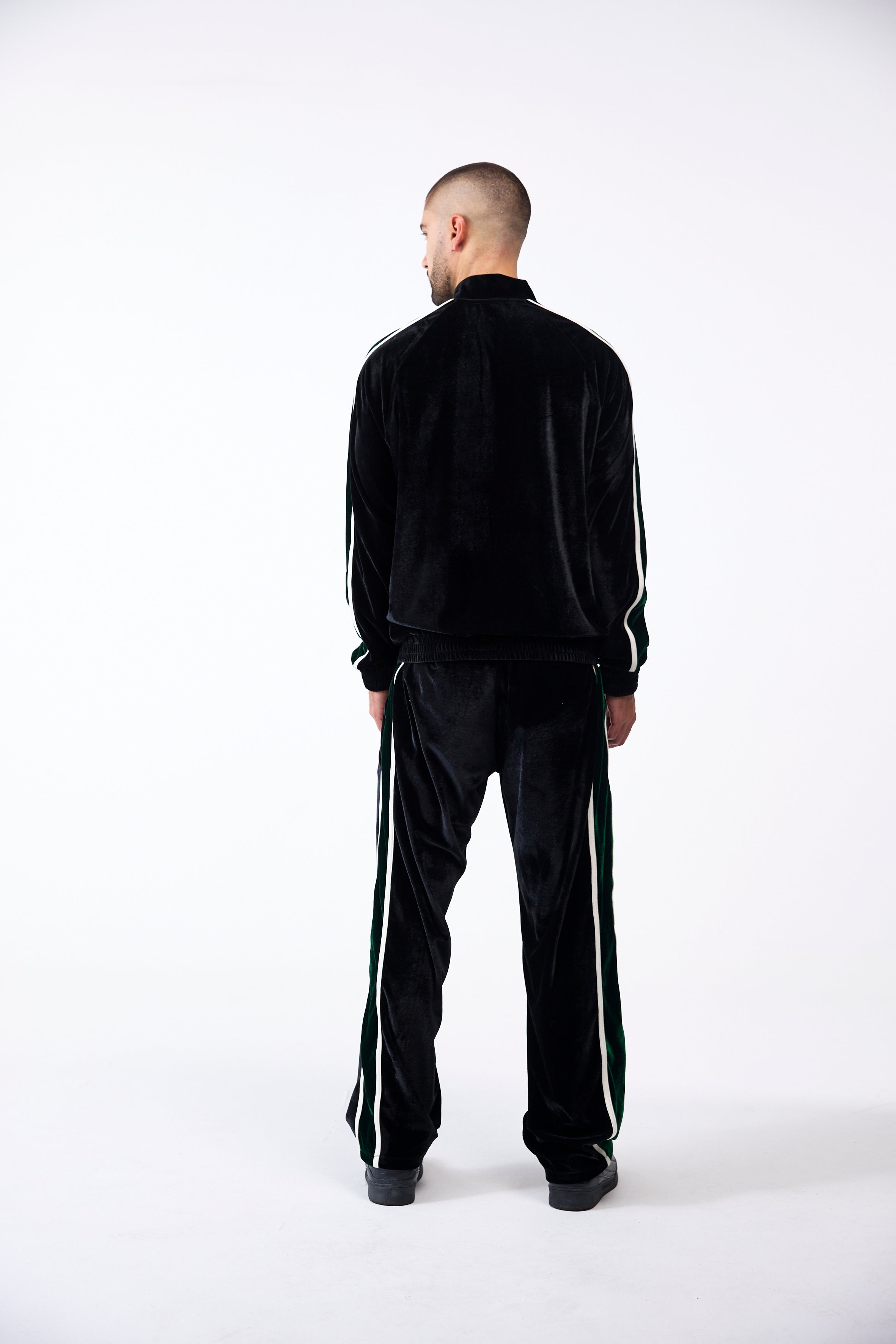 CHAQUETA MASCULINO CELESTINO NEGRO/VERDE CLEMONT