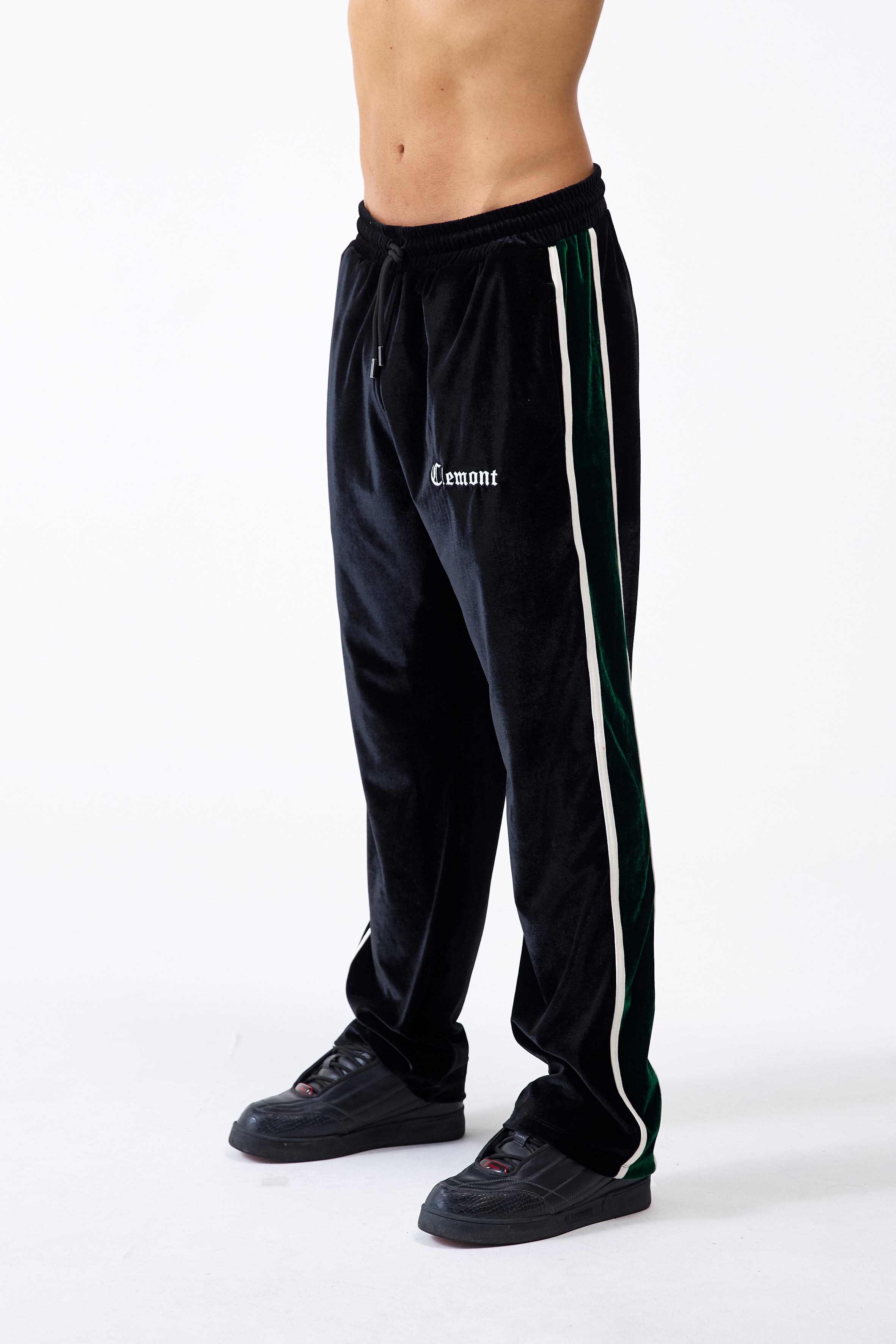 SUDADERA MASCULINO BATTESIMO NEGRO/VERDE CLEMONT