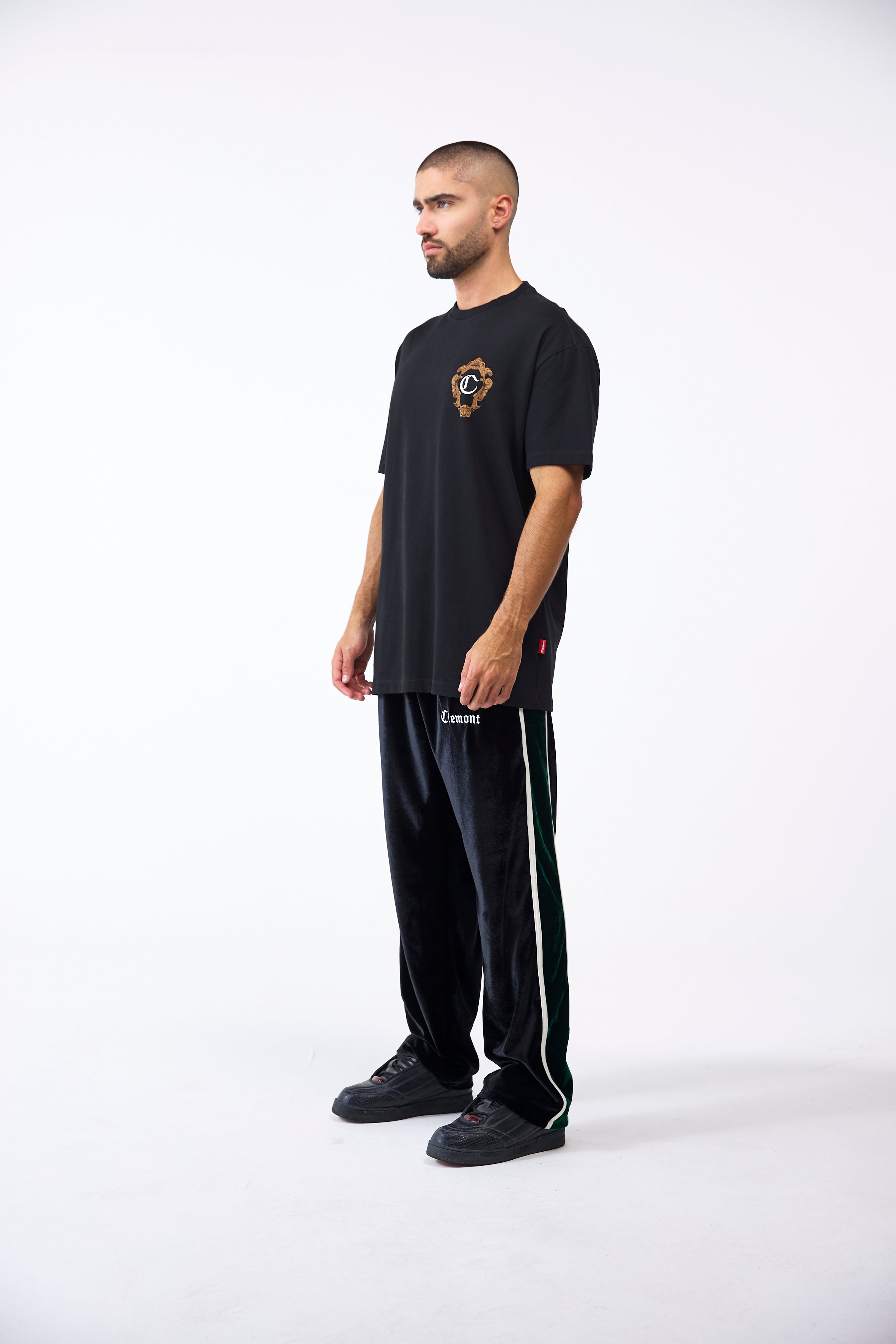 CAMISETA MASCULINO FOLGORE NEGRO CLEMONT
