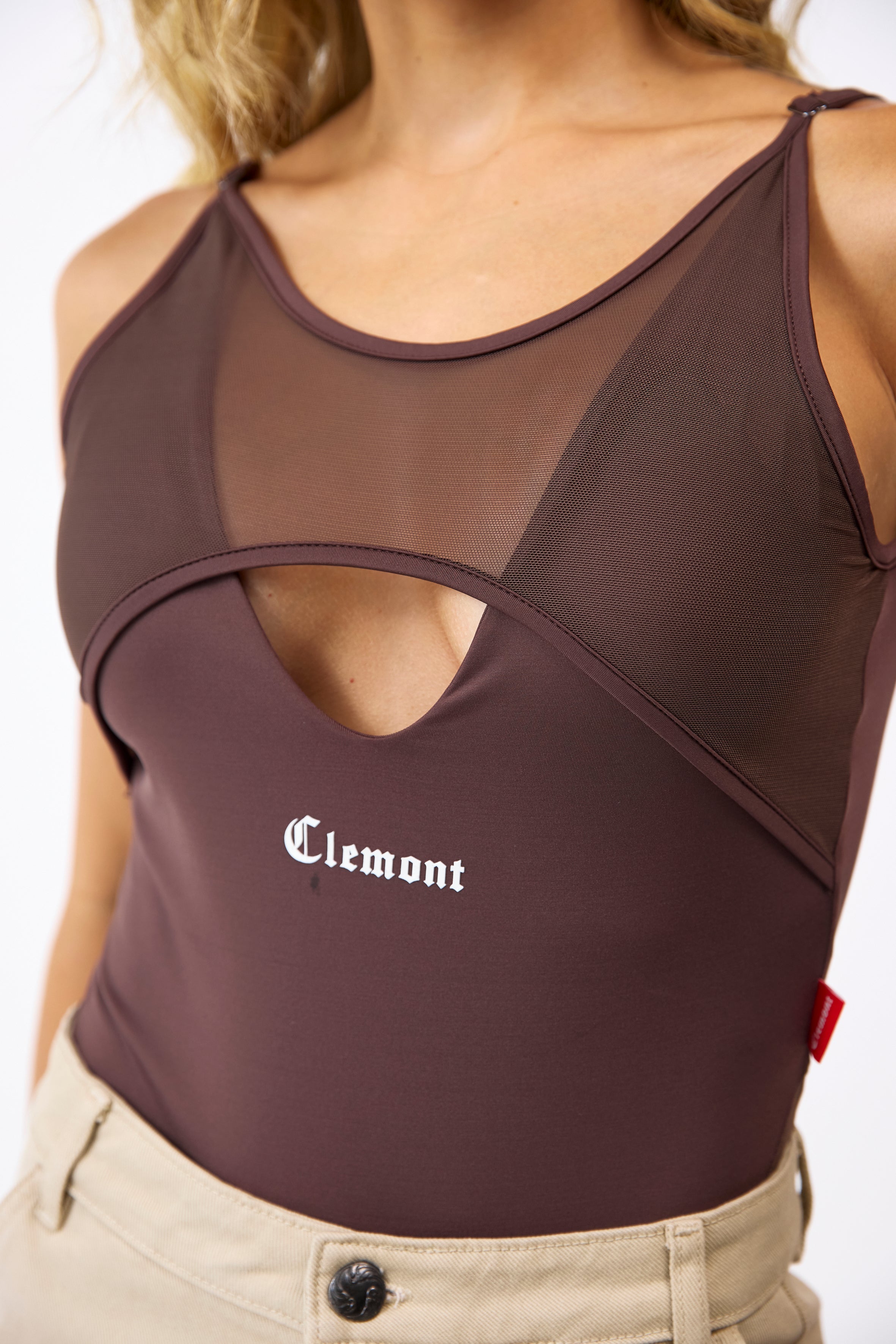 BODY MUJER MINACCIA MOCCA CLEMONT