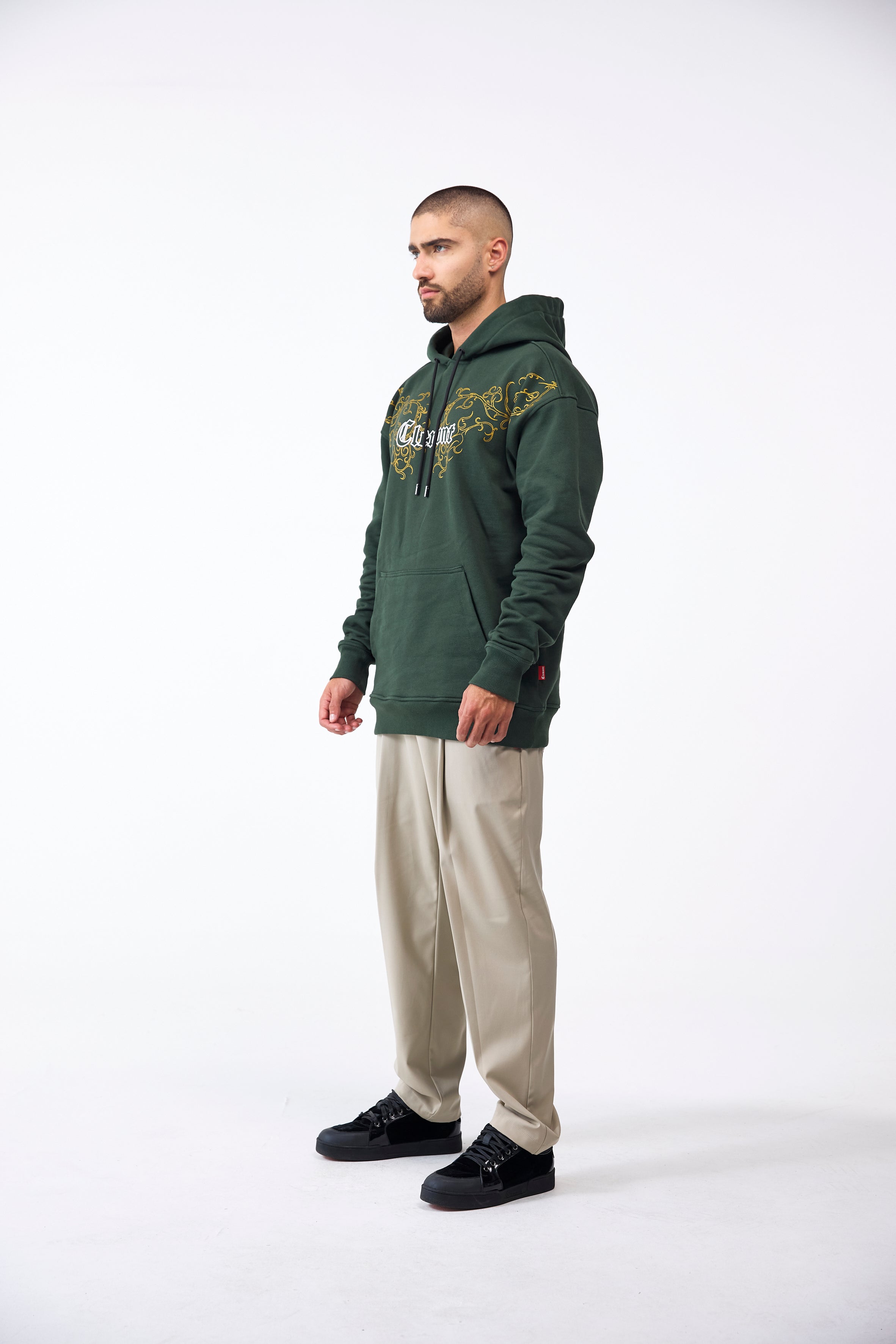 HOODIE MASCULINO ENIGMATICO GREEN CLEMONT