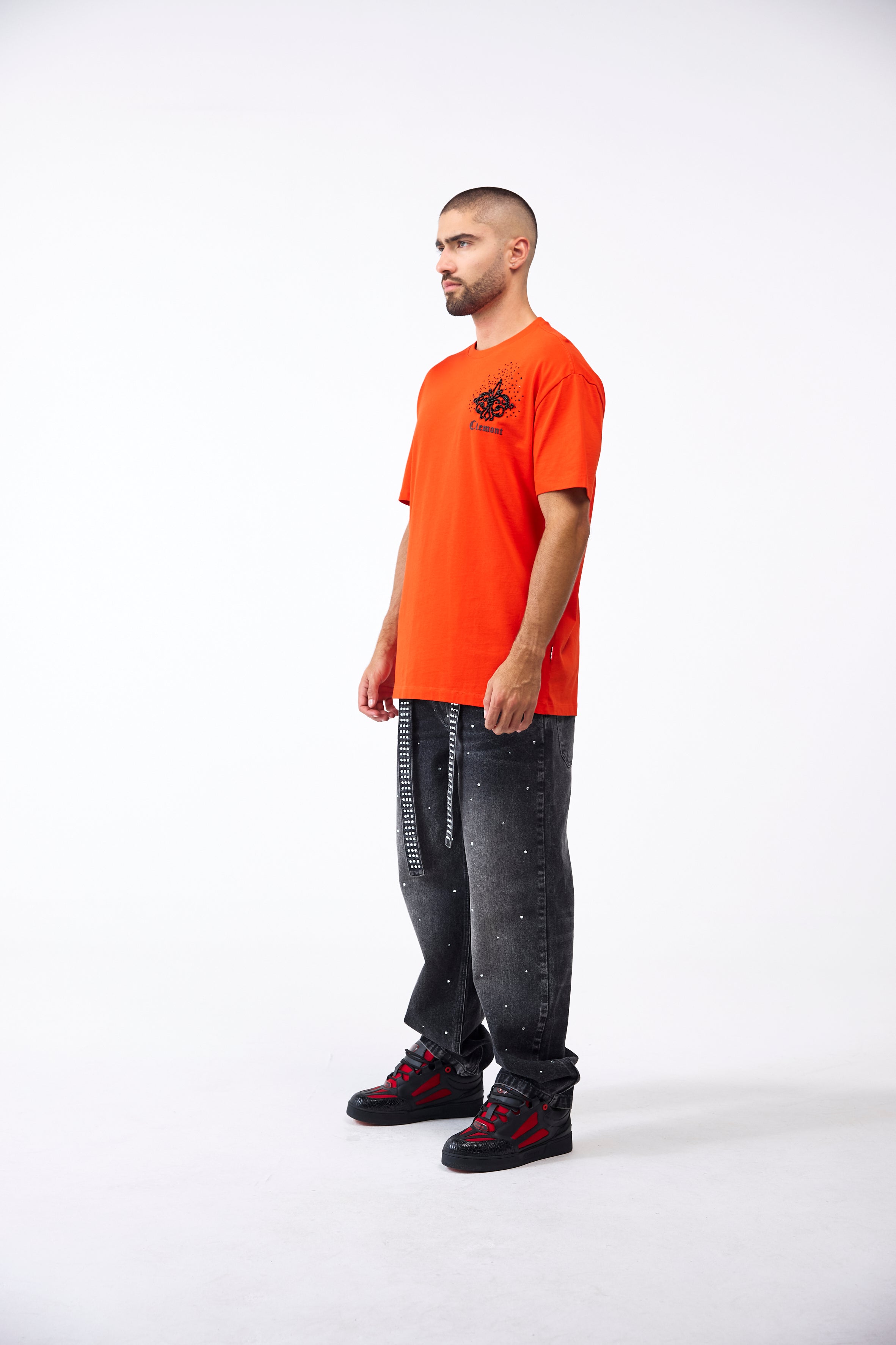 CAMISETA MASCULINO TELESMA ROJO CLEMONT