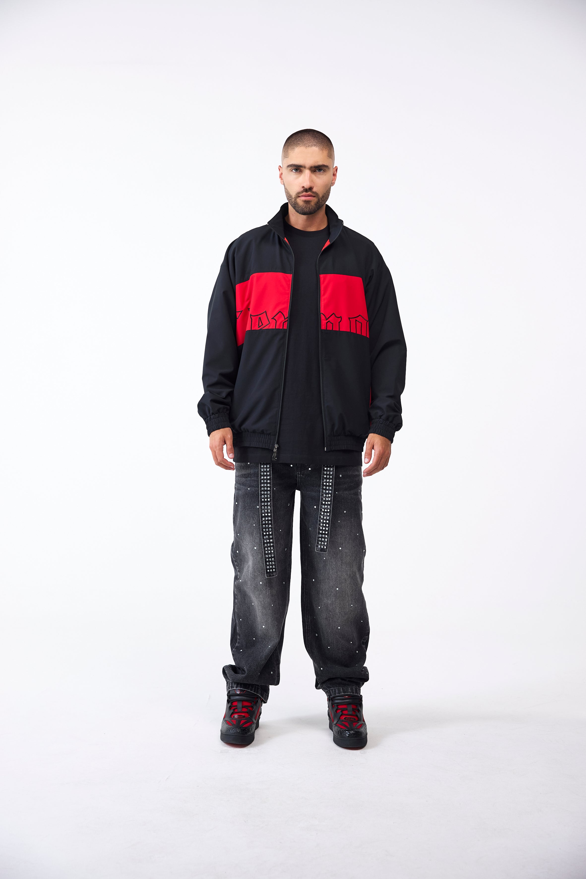 CHAQUETA MASCULINO DIOCESI NEGRO/ROJO CLEMONT
