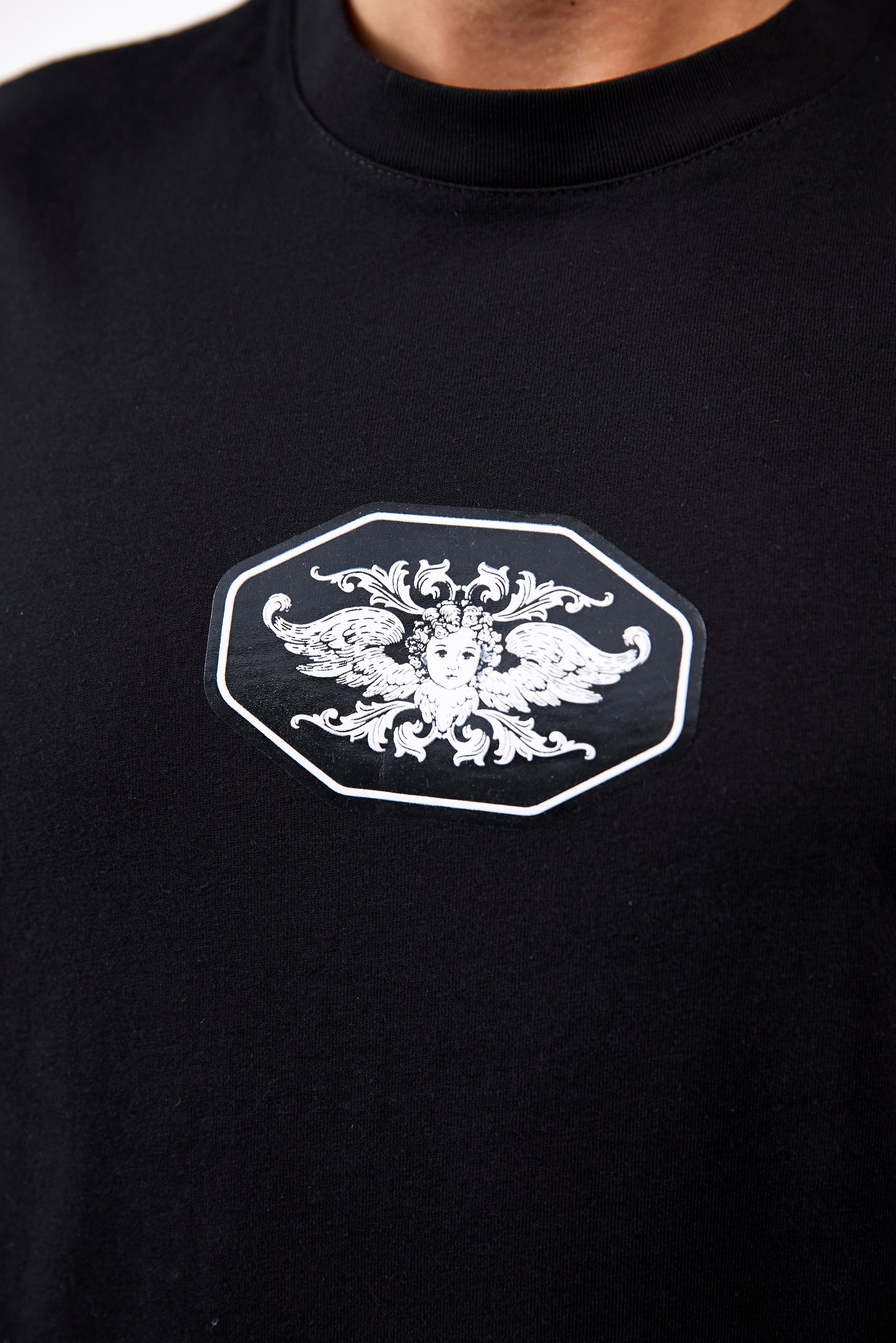 CAMISETA MASCULINO GRAFFIO NEGRO CLEMONT