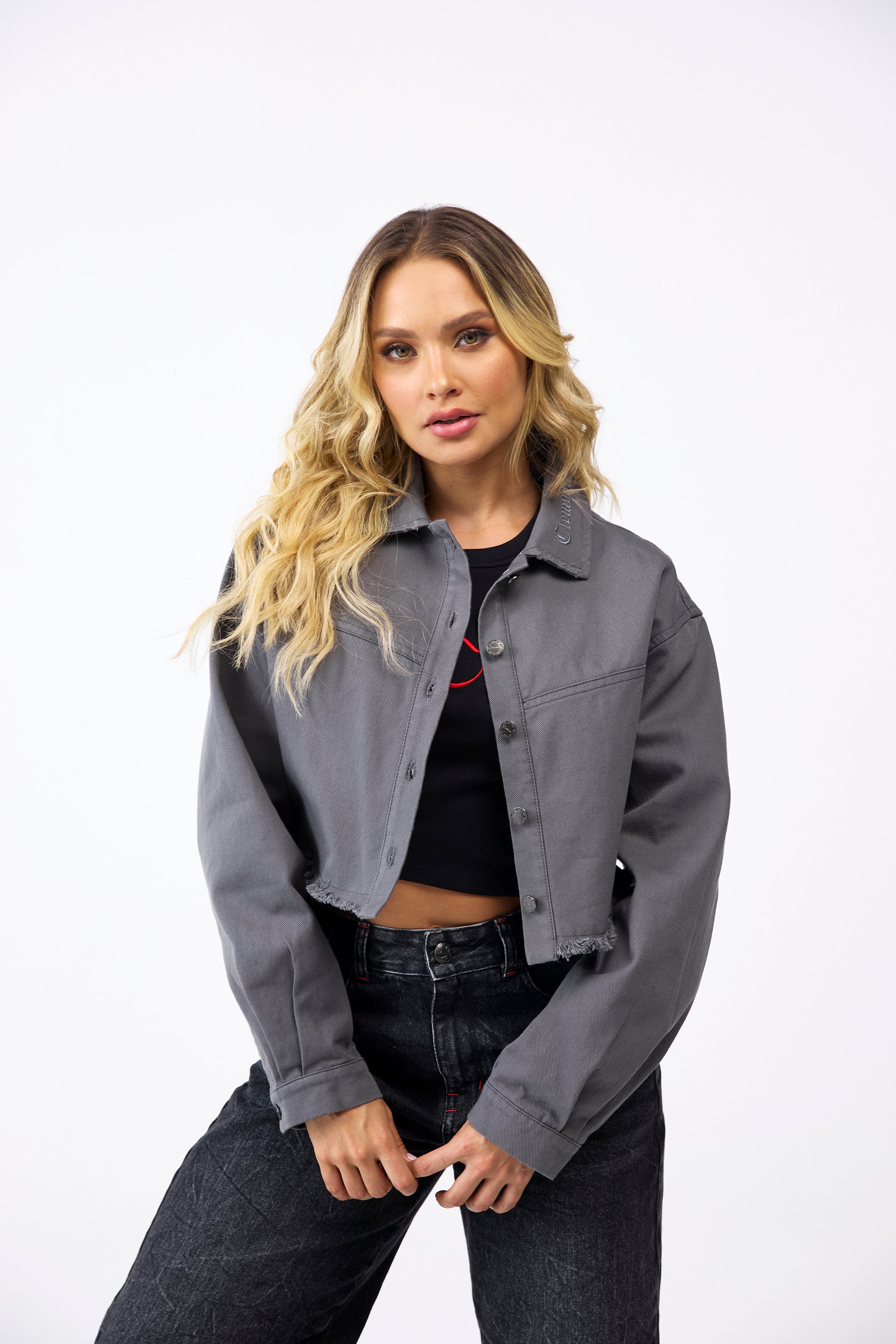 CHAQUETA MUJER SILENZIOSO GRIS OSCURO CLEMONT