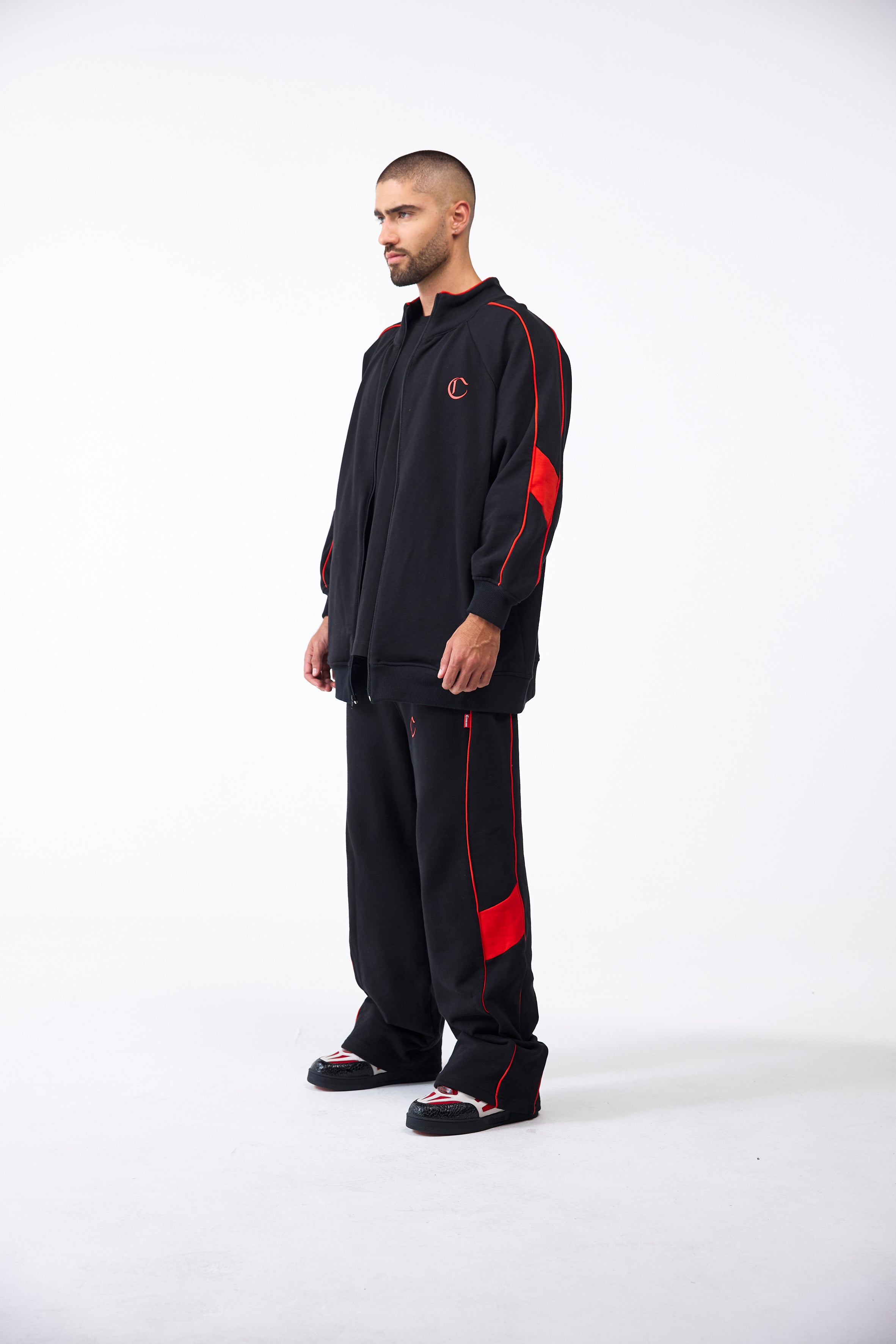 BUSO MASCULINO MUTO NEGRO/ROJO CLEMONT