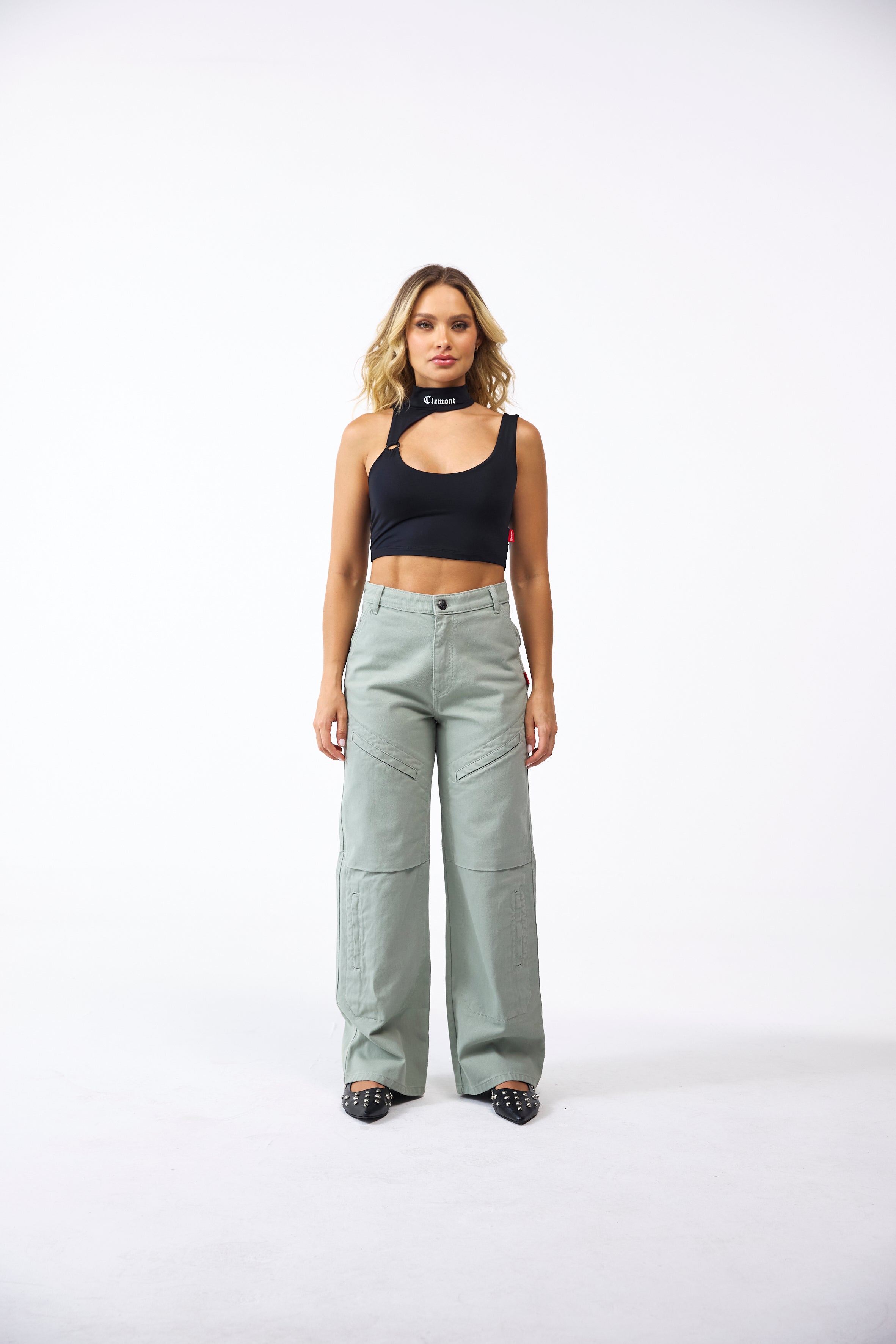 TOP MUJER ASCESA NEGRO CLEMONT