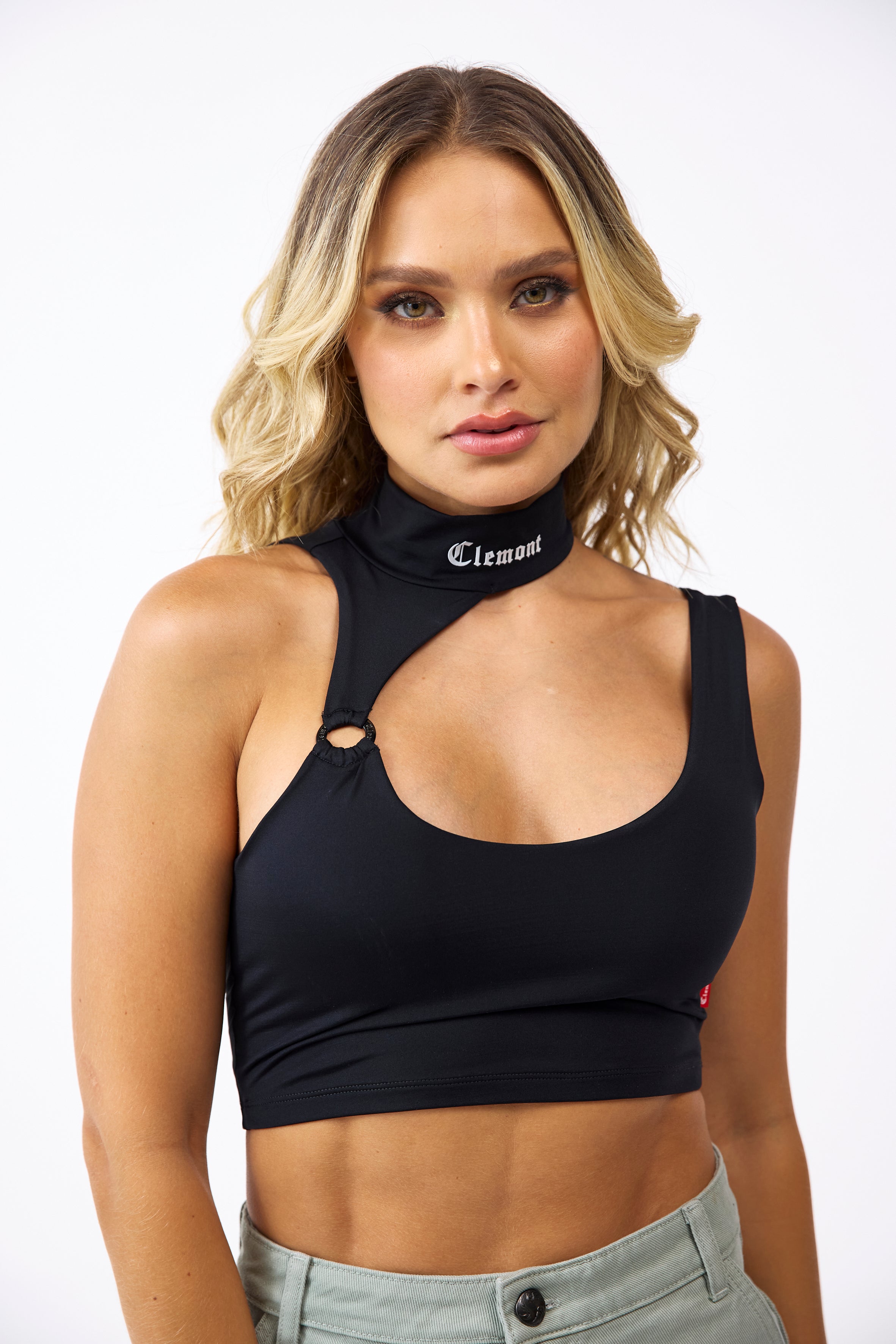 TOP MUJER ASCESA NEGRO CLEMONT